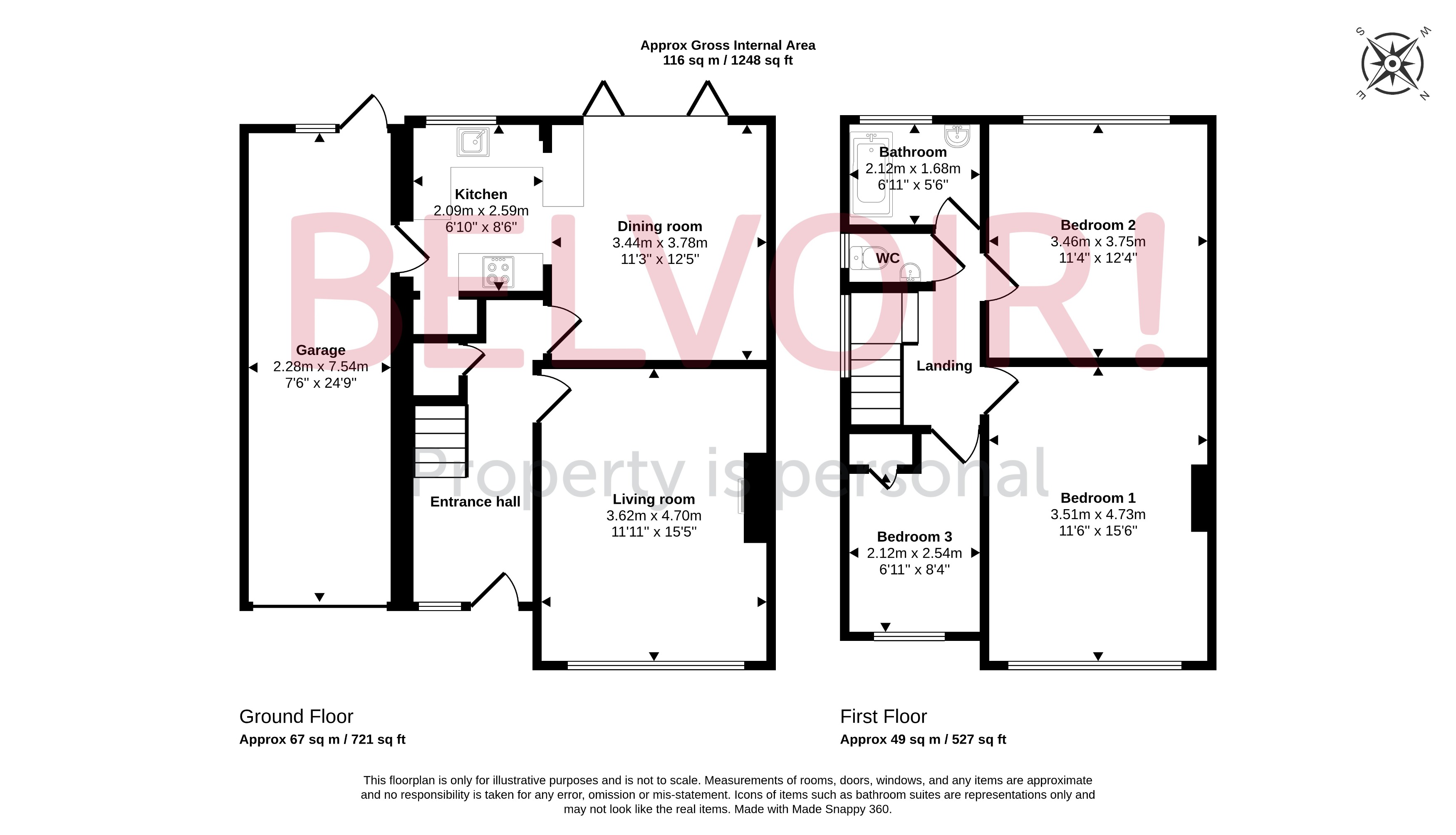 33, Netherwood Gardens, Cheltenham floorplan