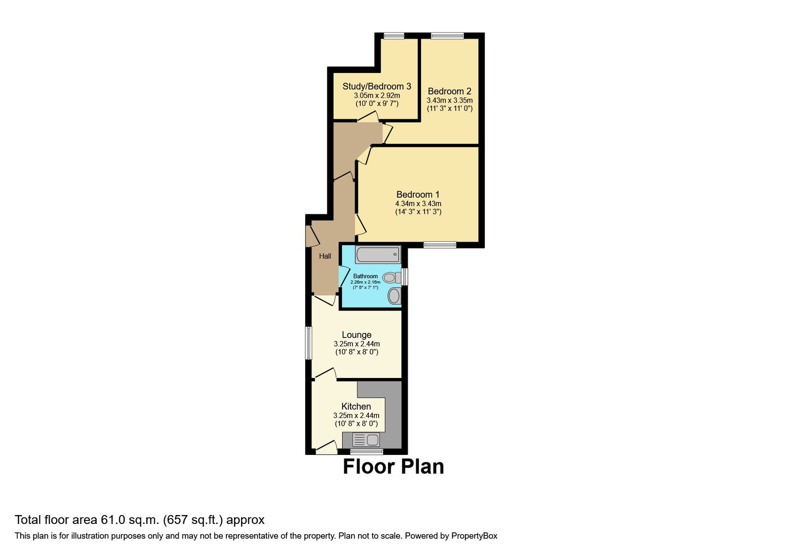 Park Avenue, Porthcawl floorplan