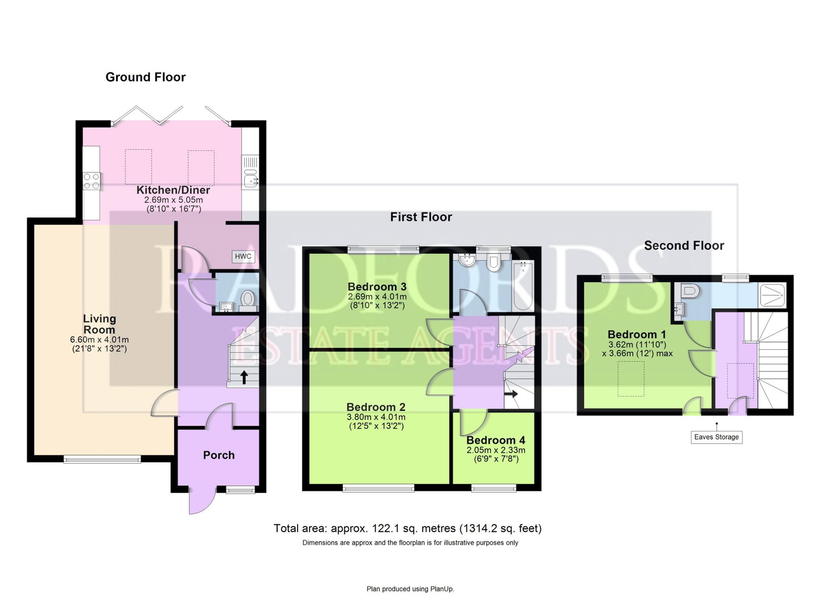 38 South Bank, Staplehurst floorplan