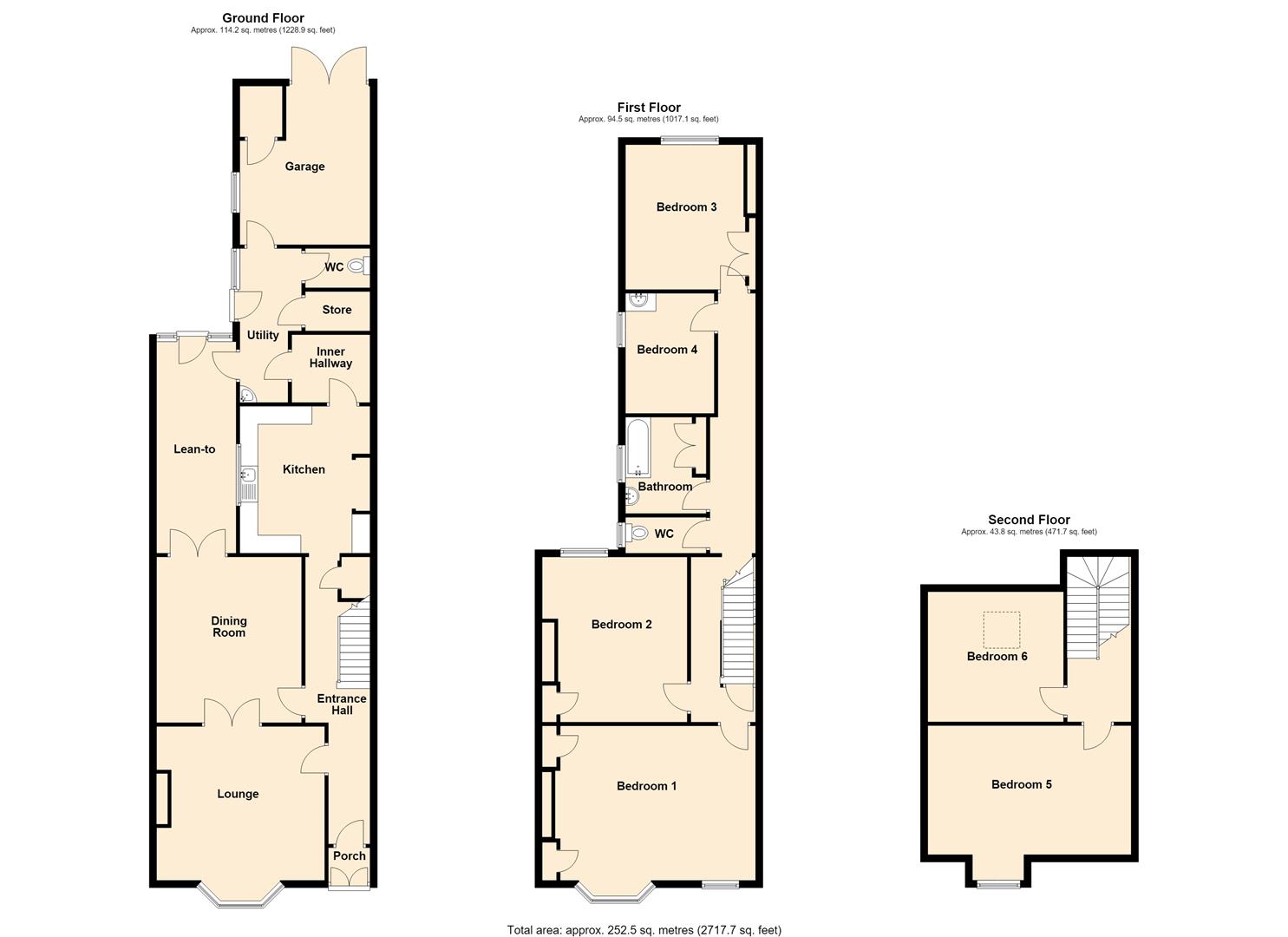 65, Eastgate, Hornsea floorplan