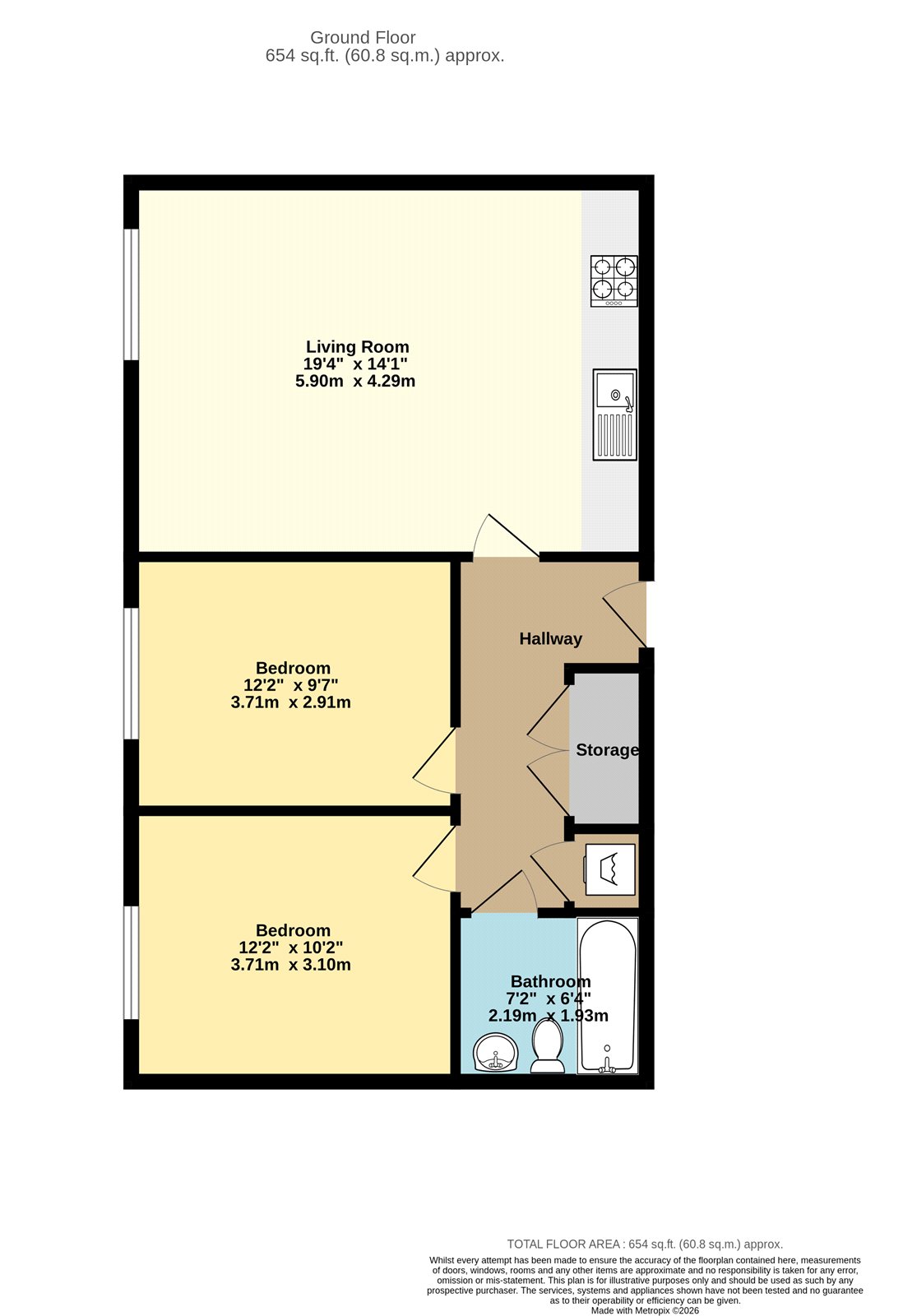 Flat 33, Loft House,, College Road, Bristol floorplan