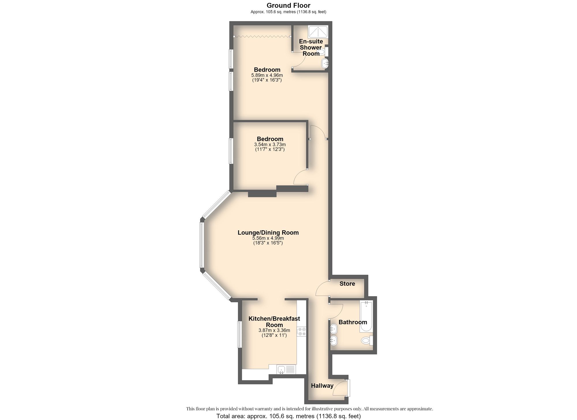7 Riverdale, Sheffield floorplan