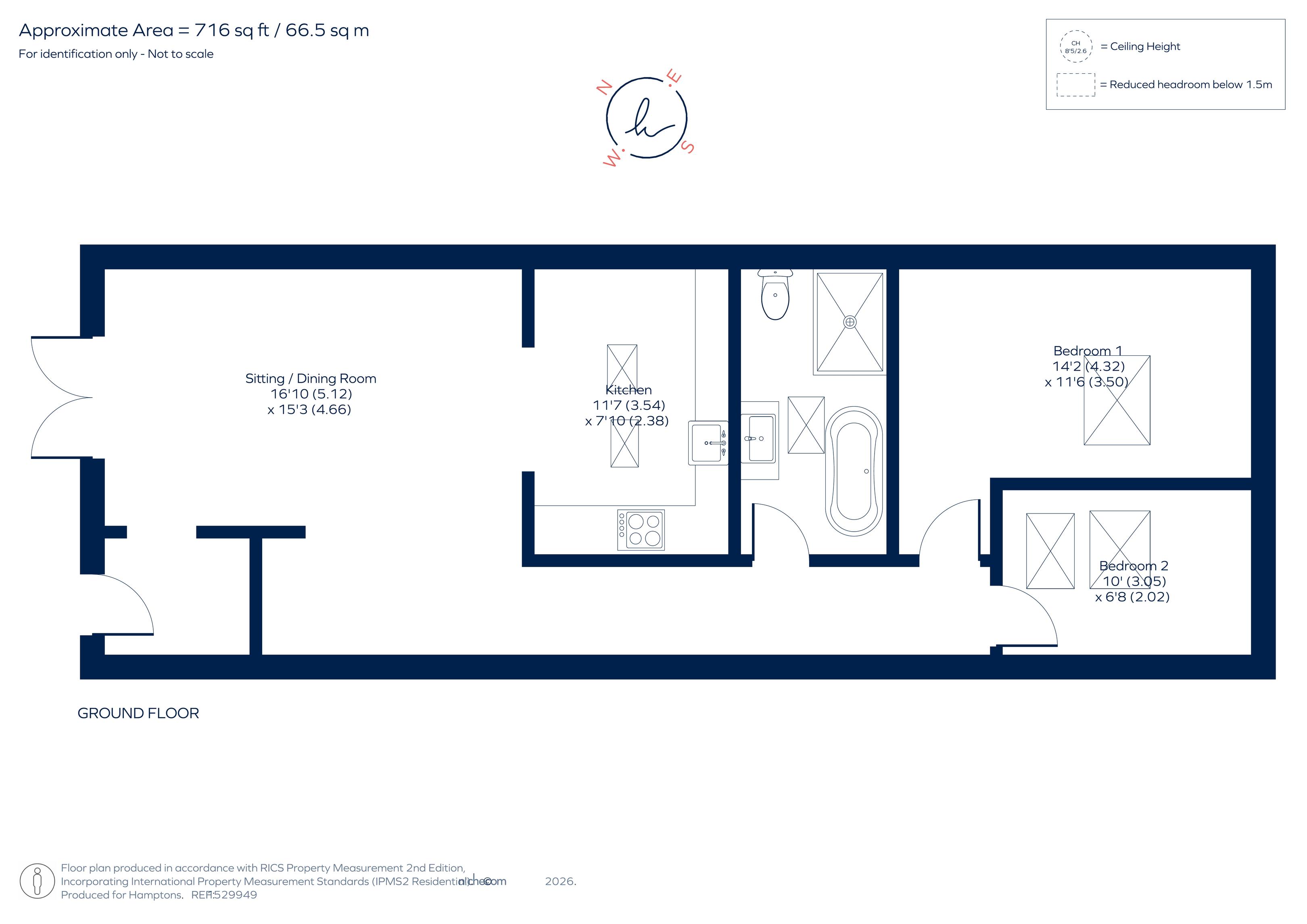 12, The Courtyard, Station Road, Malmesbury floorplan