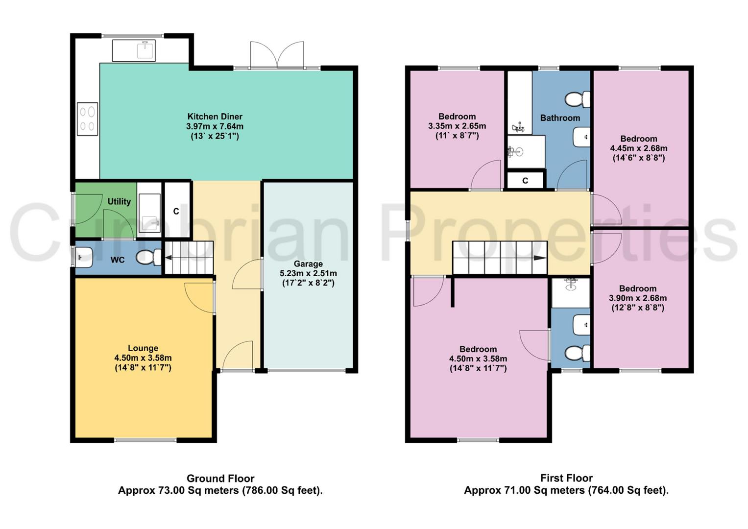37, Blackthorn Way, Carlisle floorplan