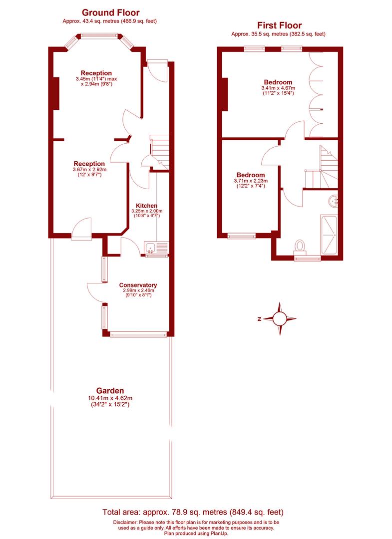 26, Mill Road, Colliers Wood floorplan