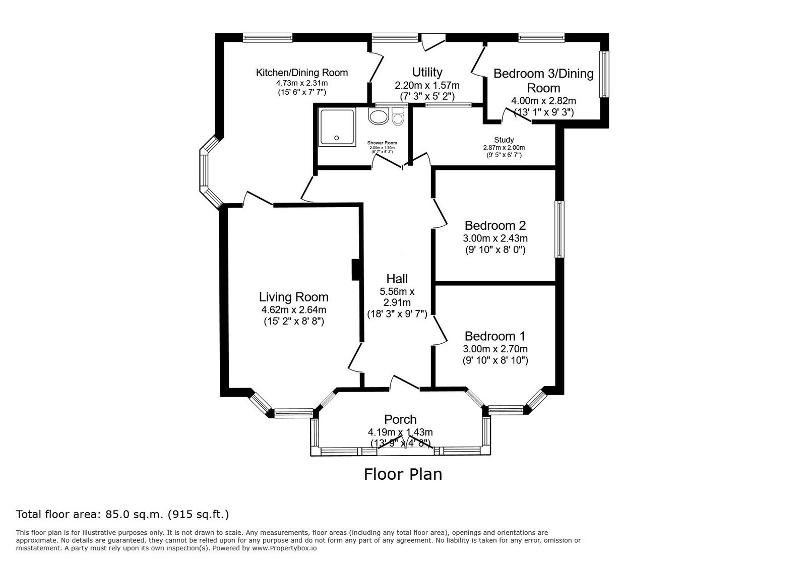 150, Kingstown Road, Carlisle floorplan