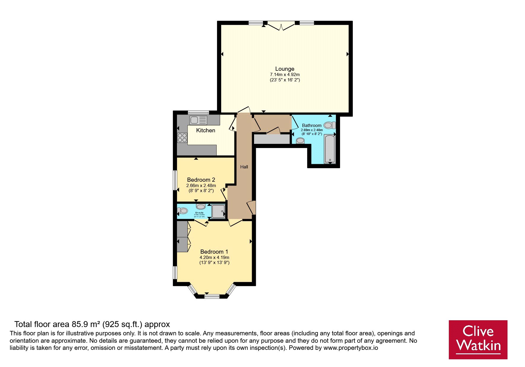 Flat 1 Orchard Gate 29-31,, Cearns Road, Merseyside floorplan