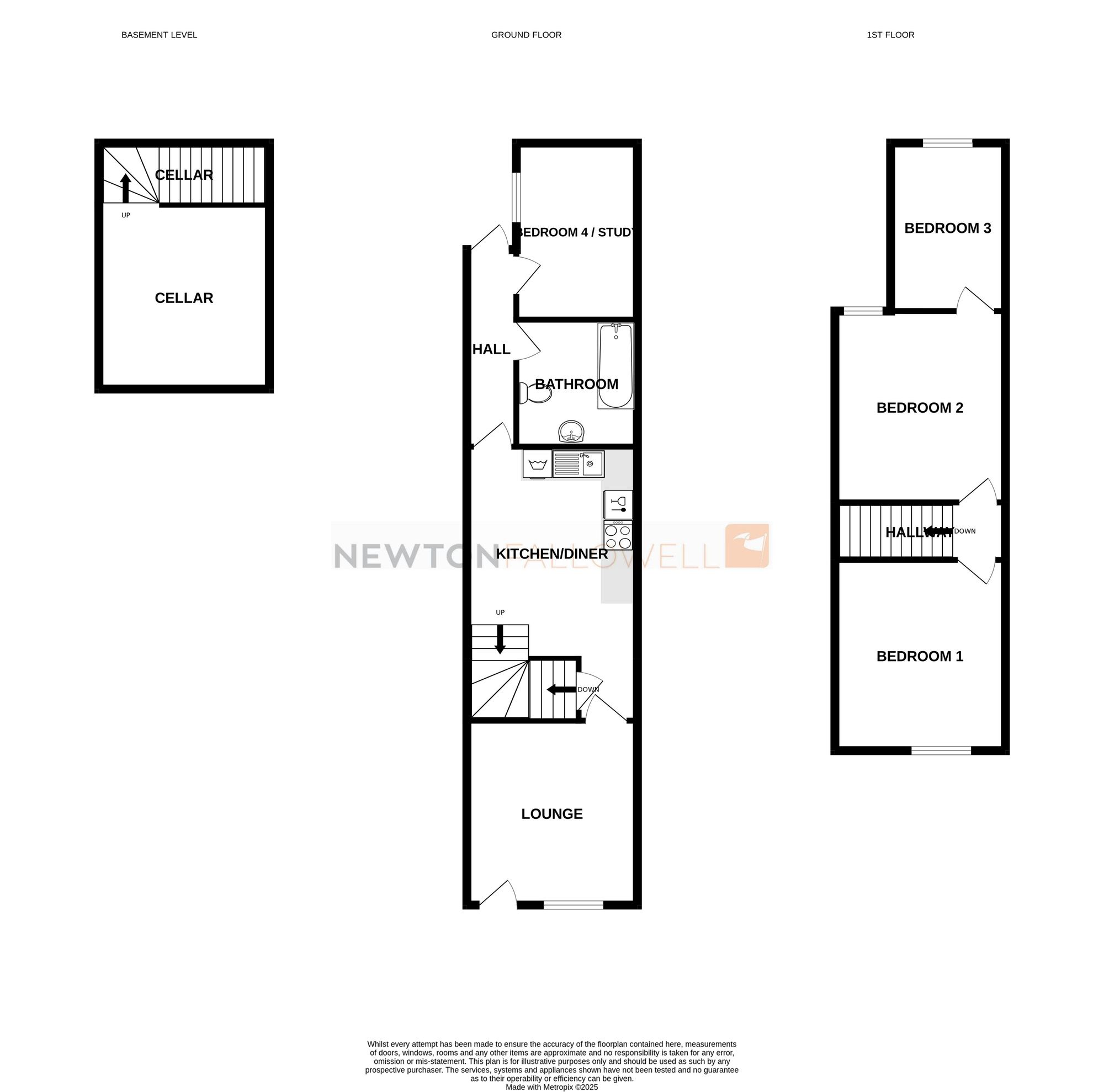 168 Dudley Road, Grantham floorplan