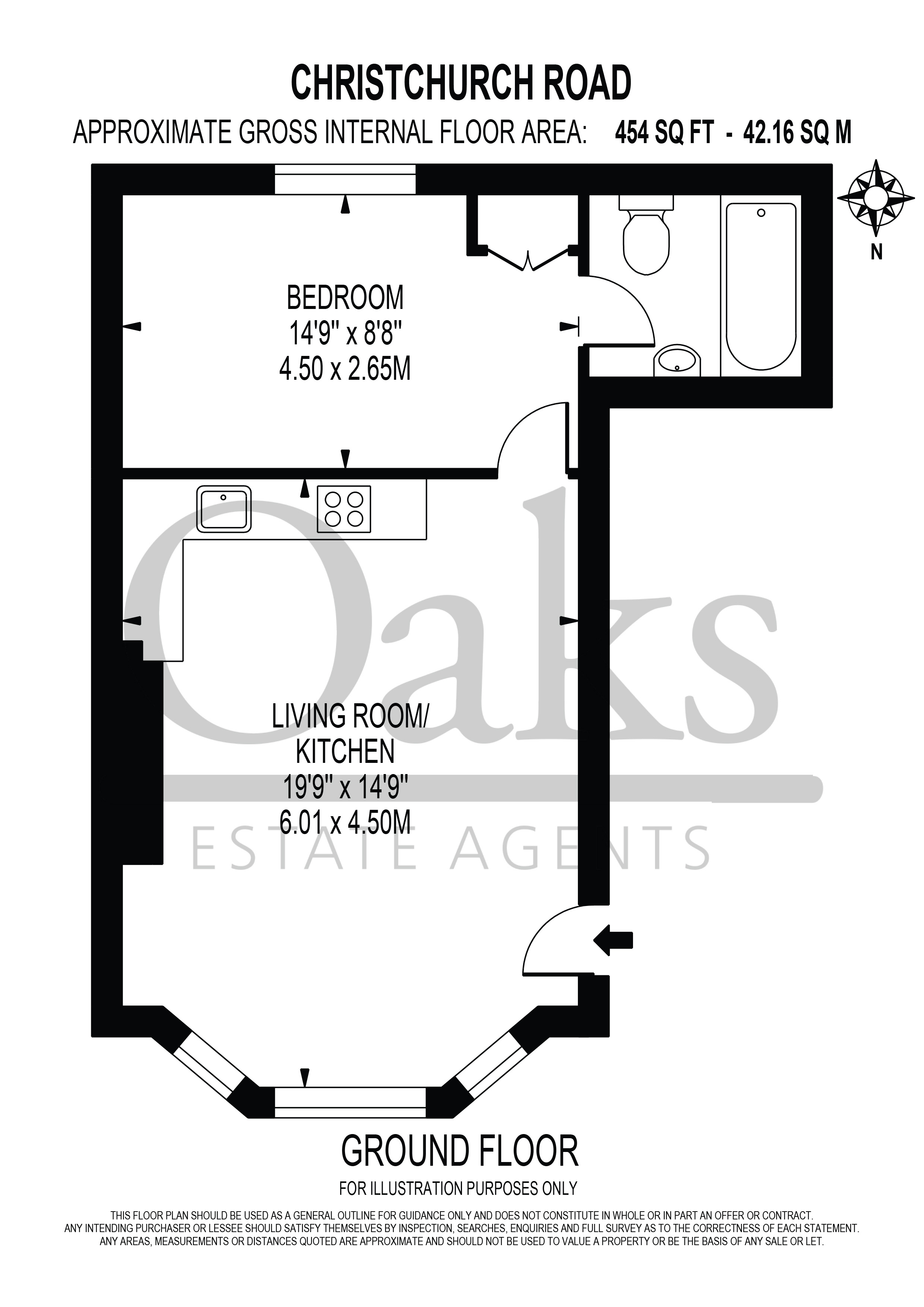 108b, Christchurch Road, London floorplan
