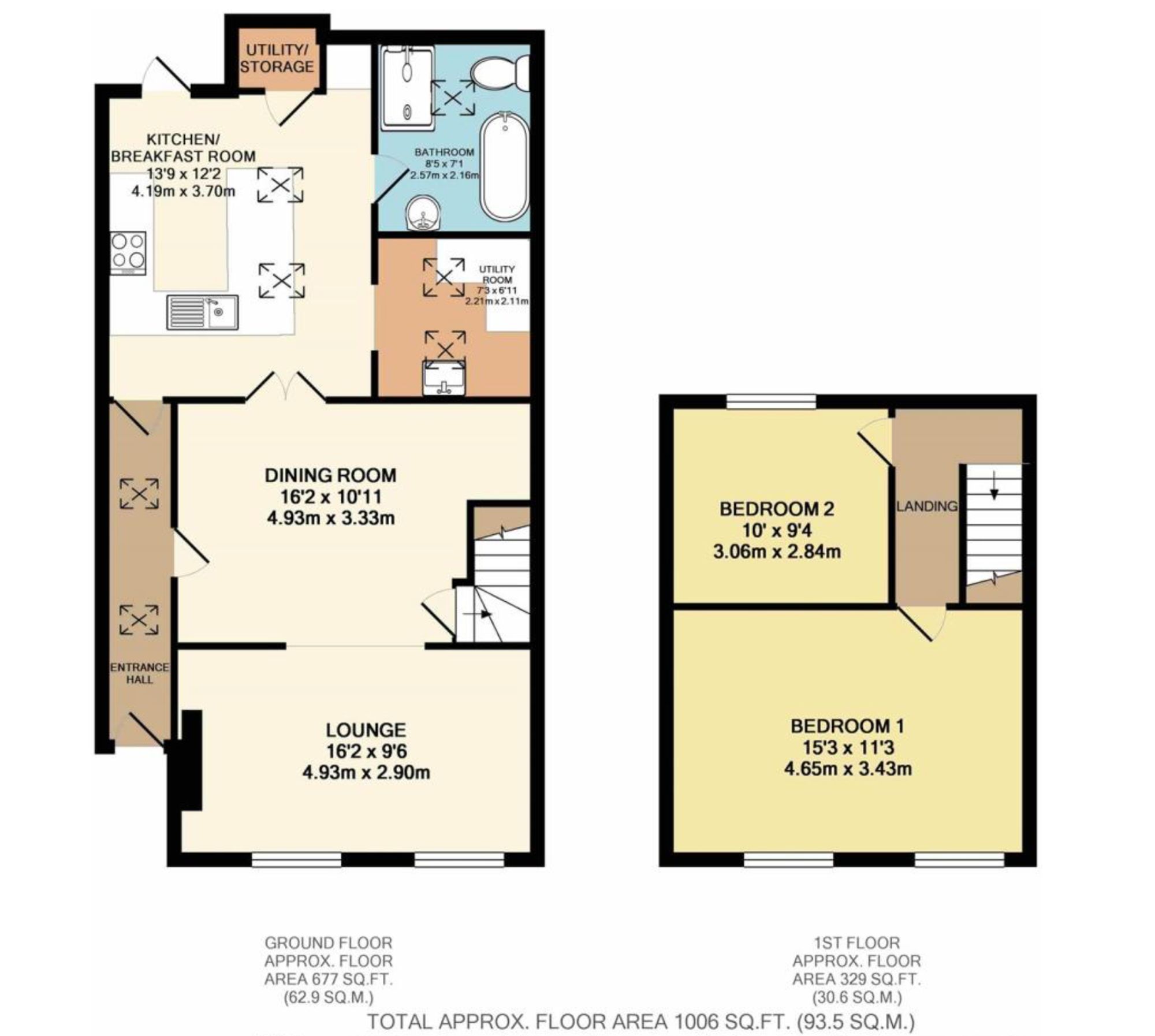2 Wyndham Street, Caerphilly floorplan