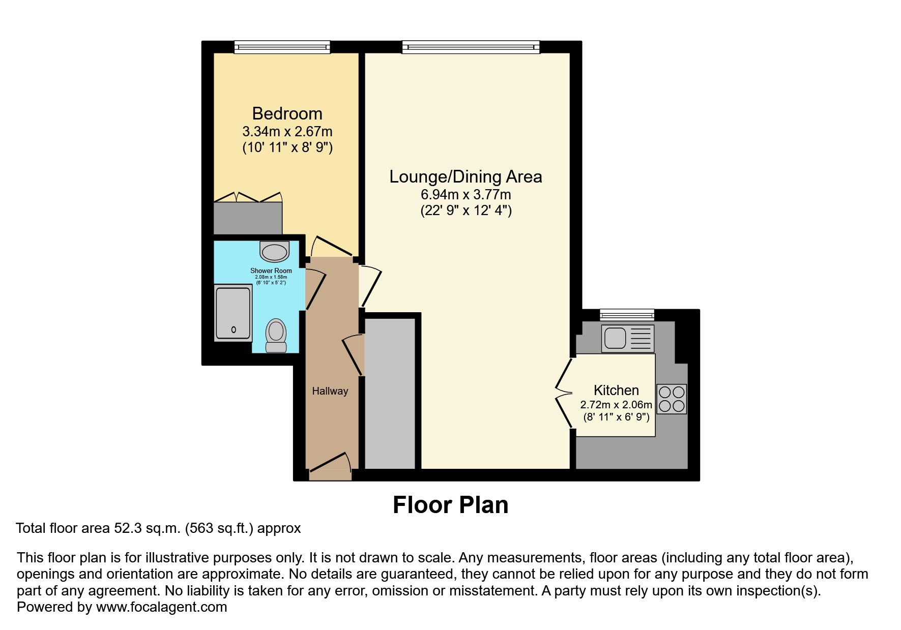45, Barton Mill Court, Canterbury floorplan