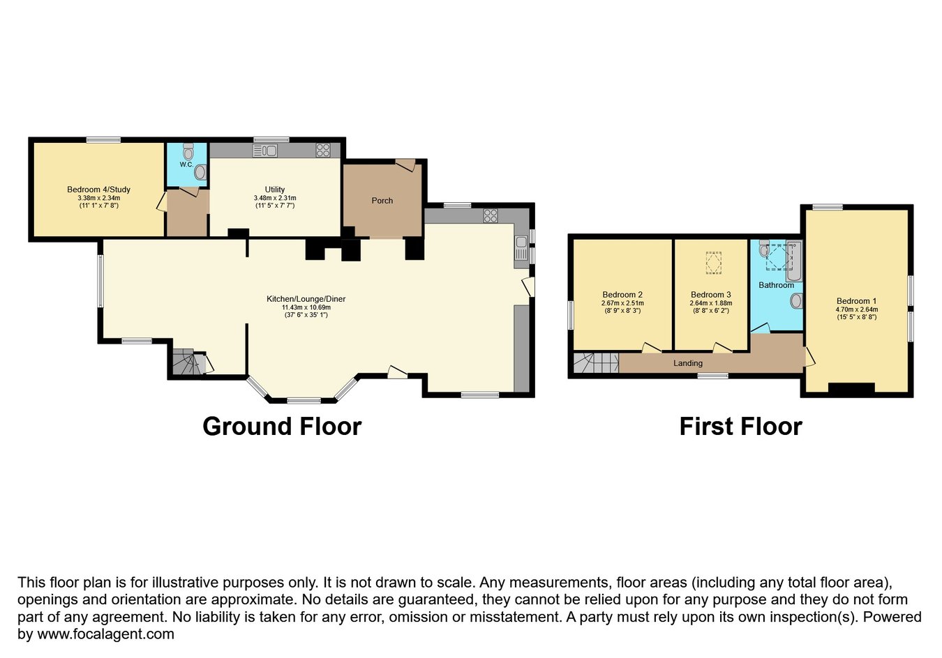 282, Smeeth Road, Wisbech floorplan