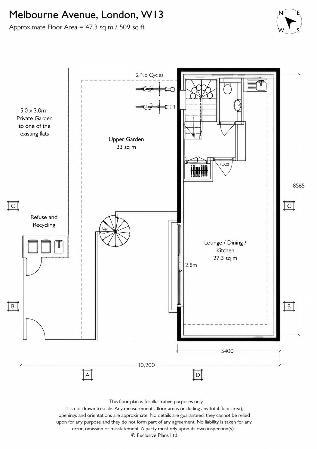 39, Melbourne Avenue, Ealing floorplan