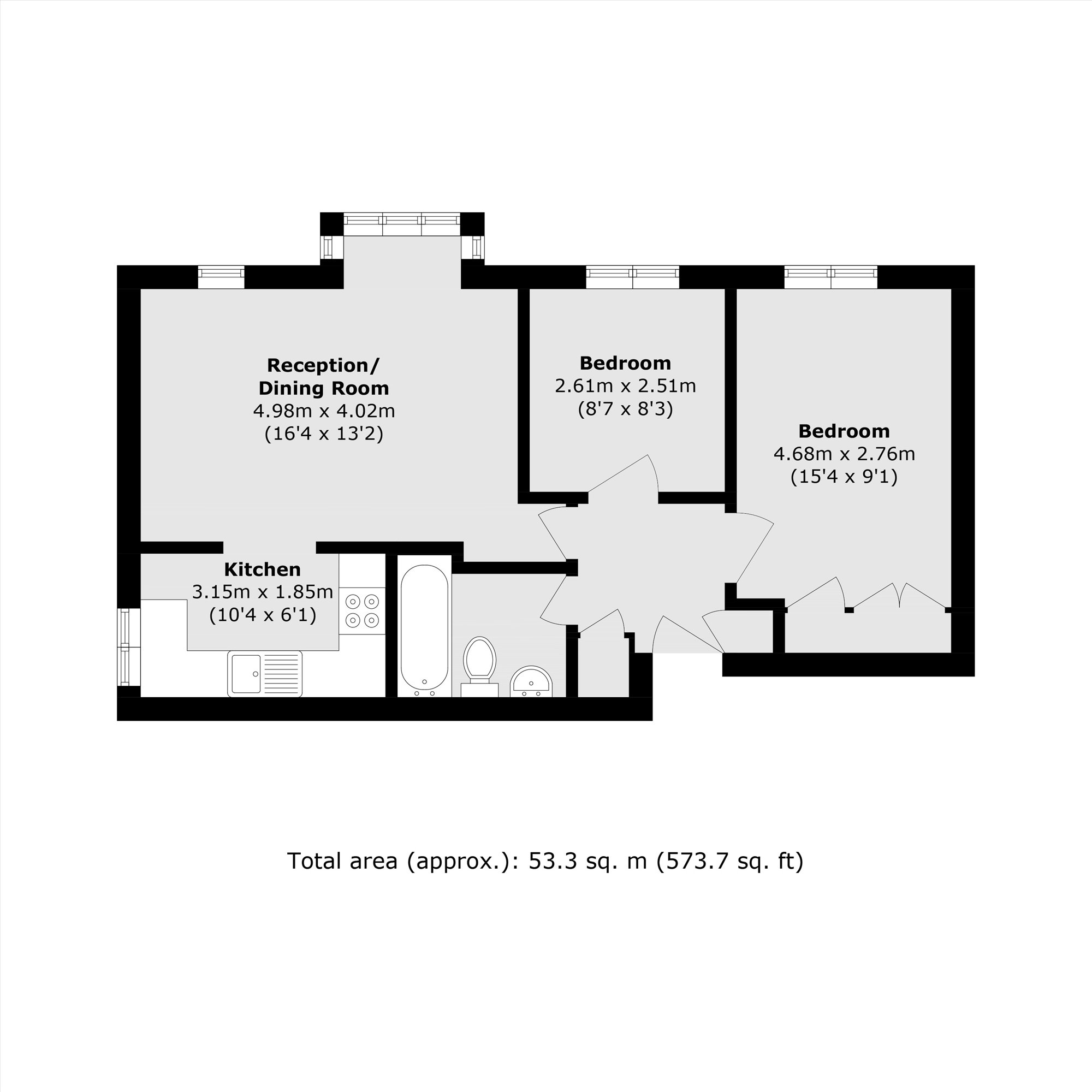 69, Woodgate Drive, London floorplan