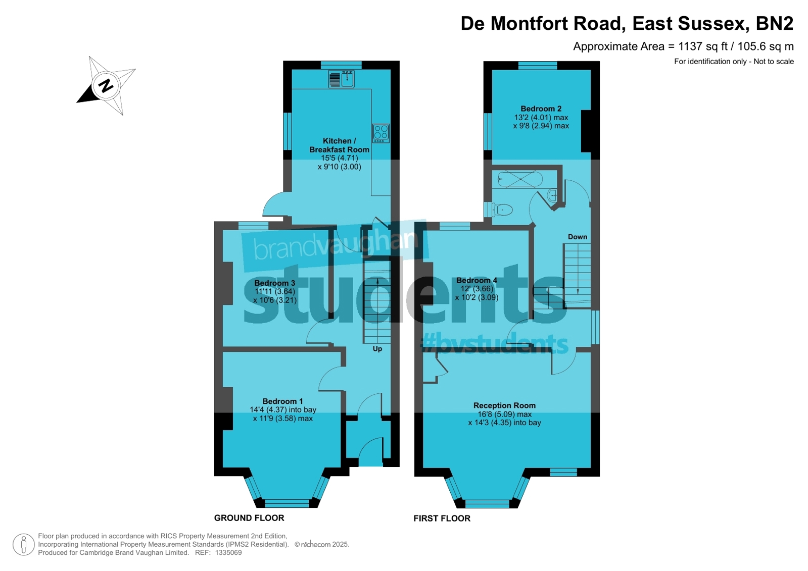 12, De Montfort Road, East Sussex floorplan