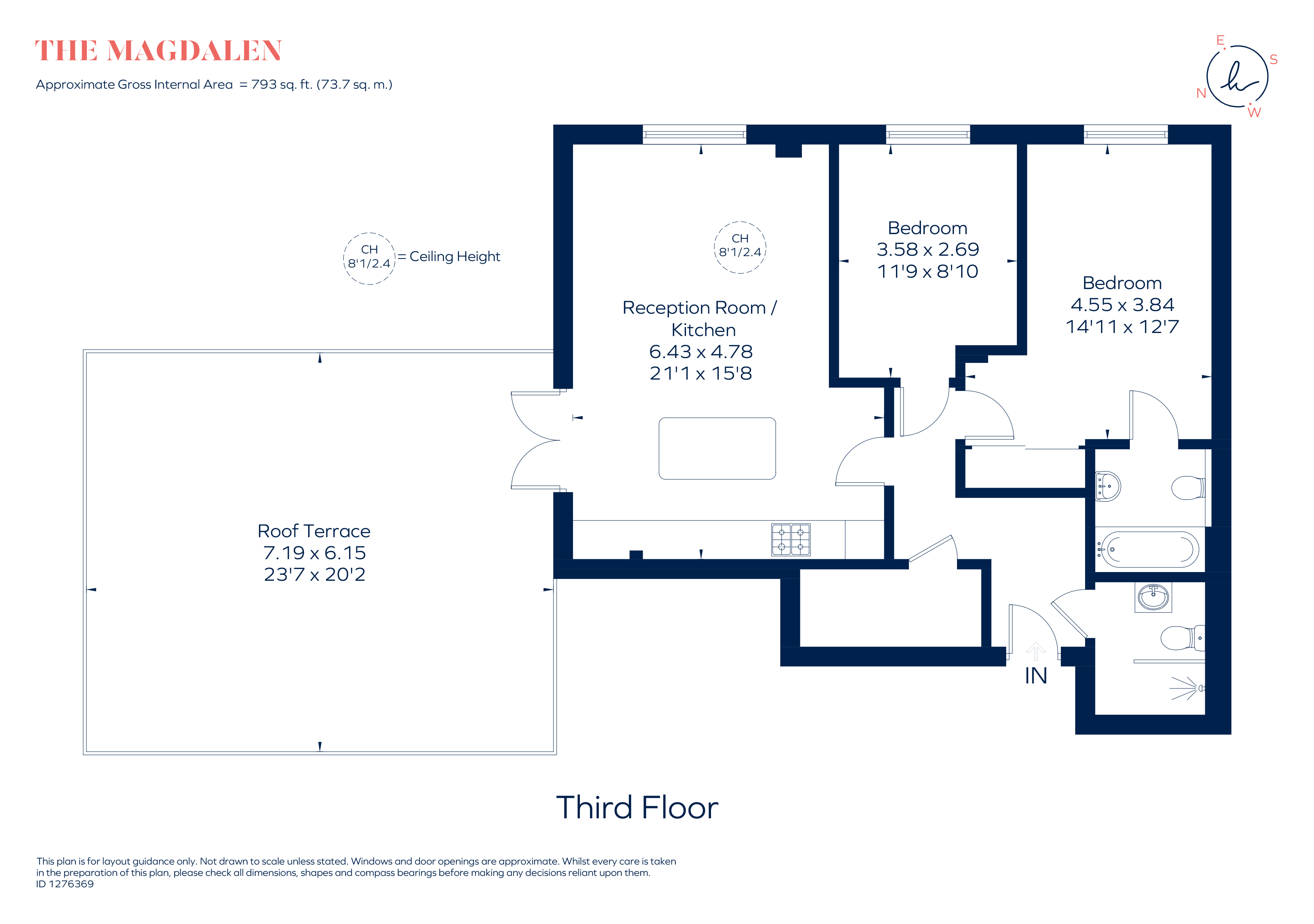 278 Magdalen Road, London, SW18 floorplan