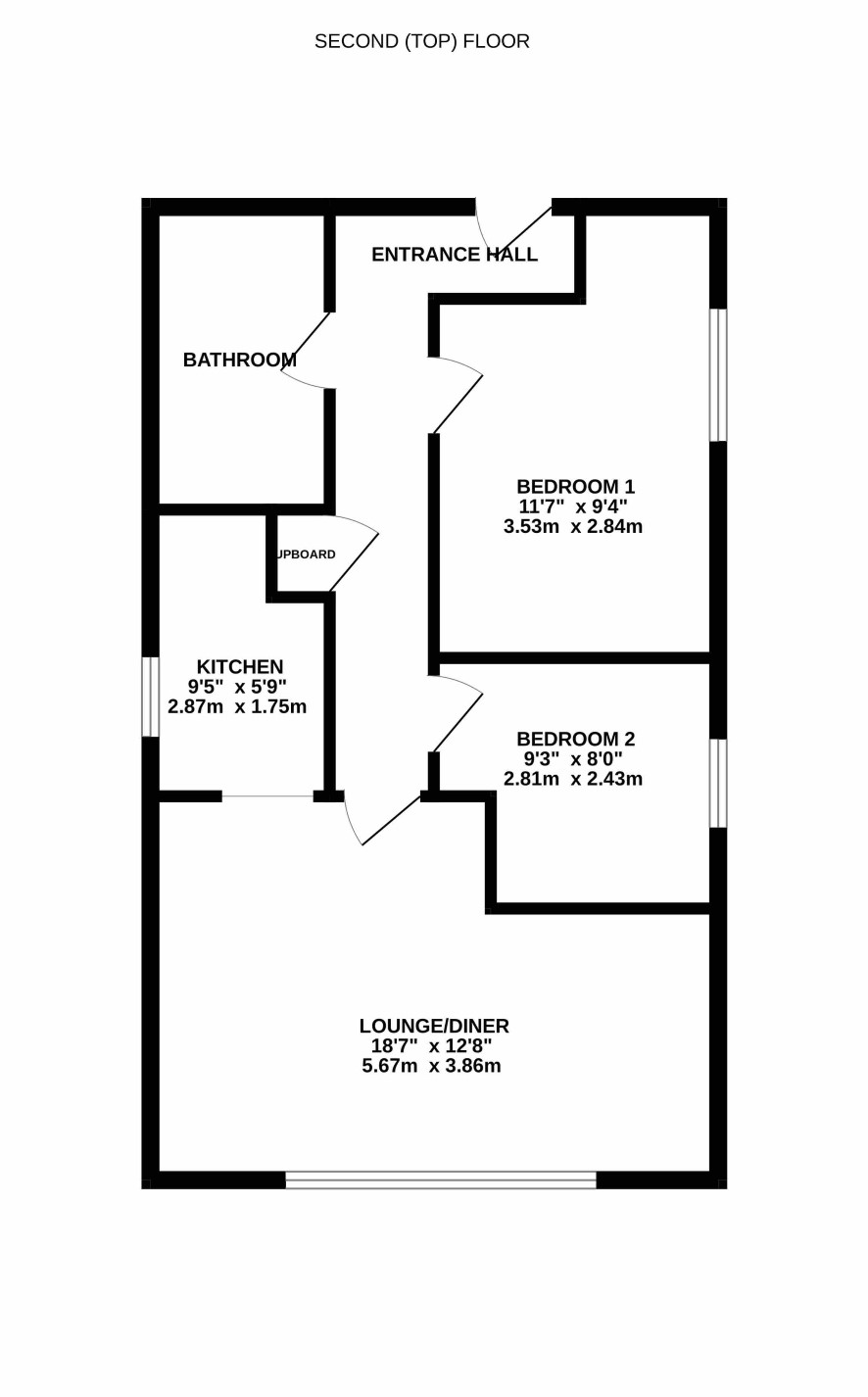 12B Aldiss Court, High Street, Dereham floorplan