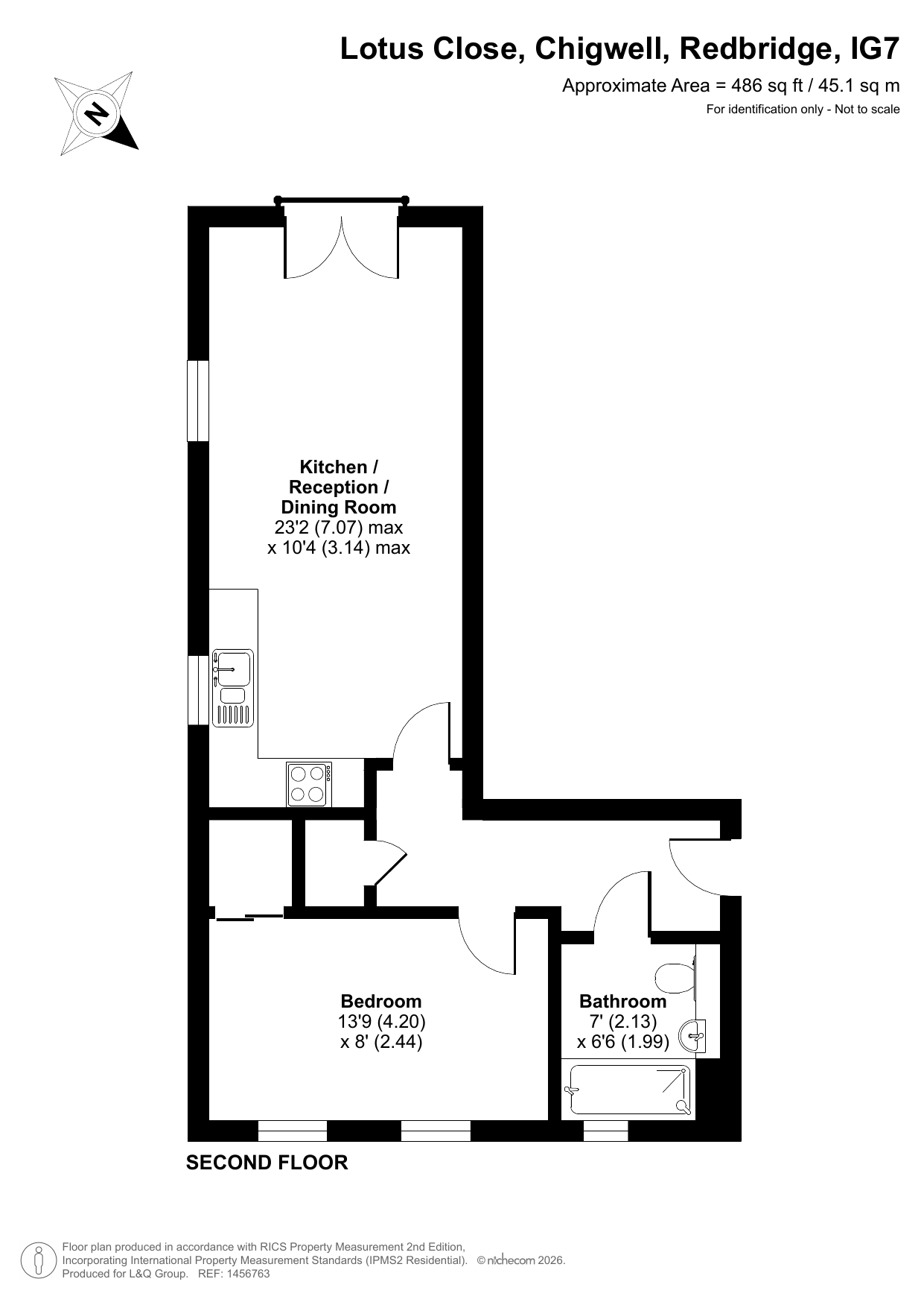 1 Lotus Close, Chigwell floorplan
