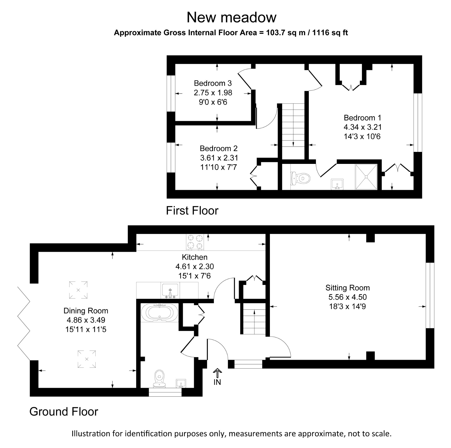 12, New Meadow, Ascot floorplan