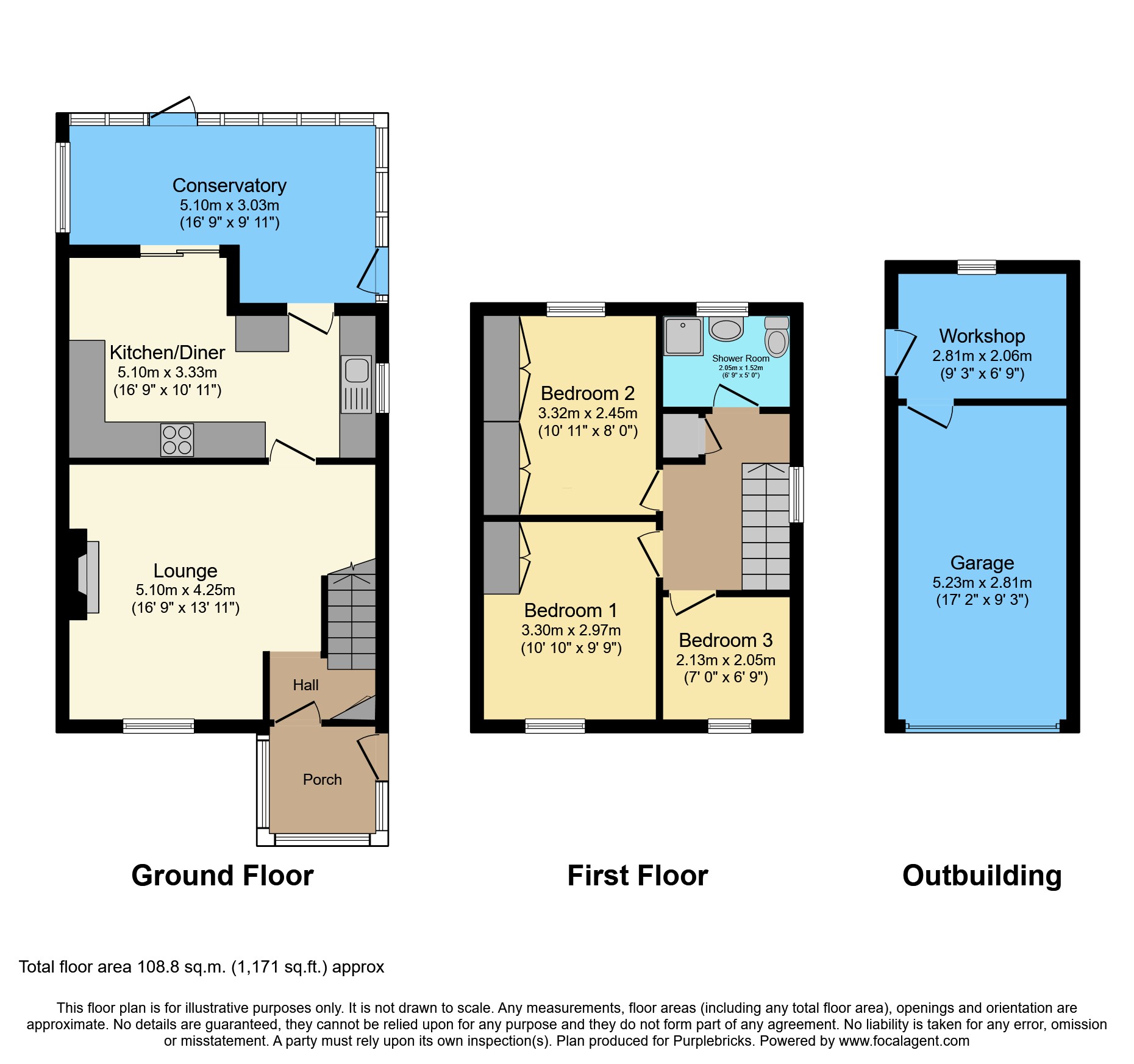 14, Rose Grove, Galgate, Lancaster floorplan