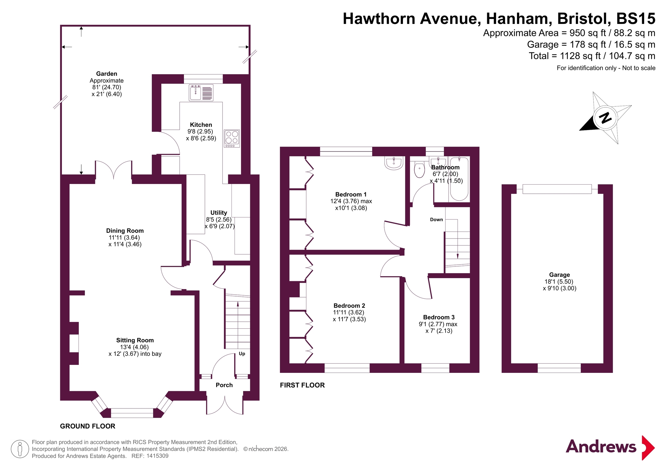 20, Hawthorn Avenue, Bristol floorplan