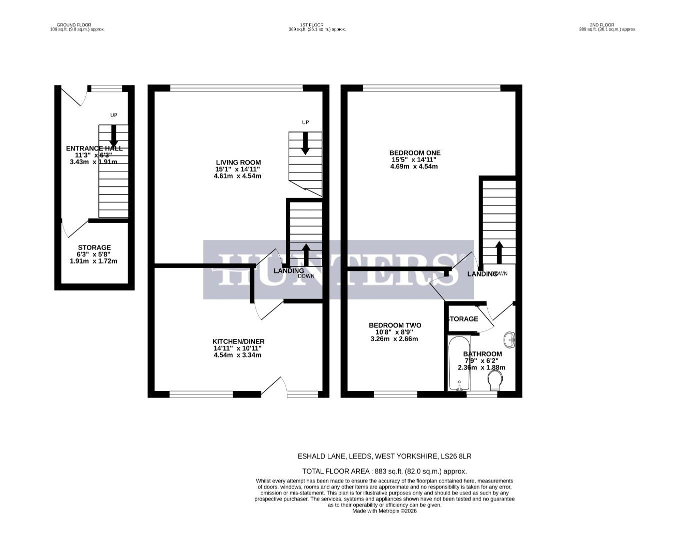 9, Eshald Lane, Leeds floorplan