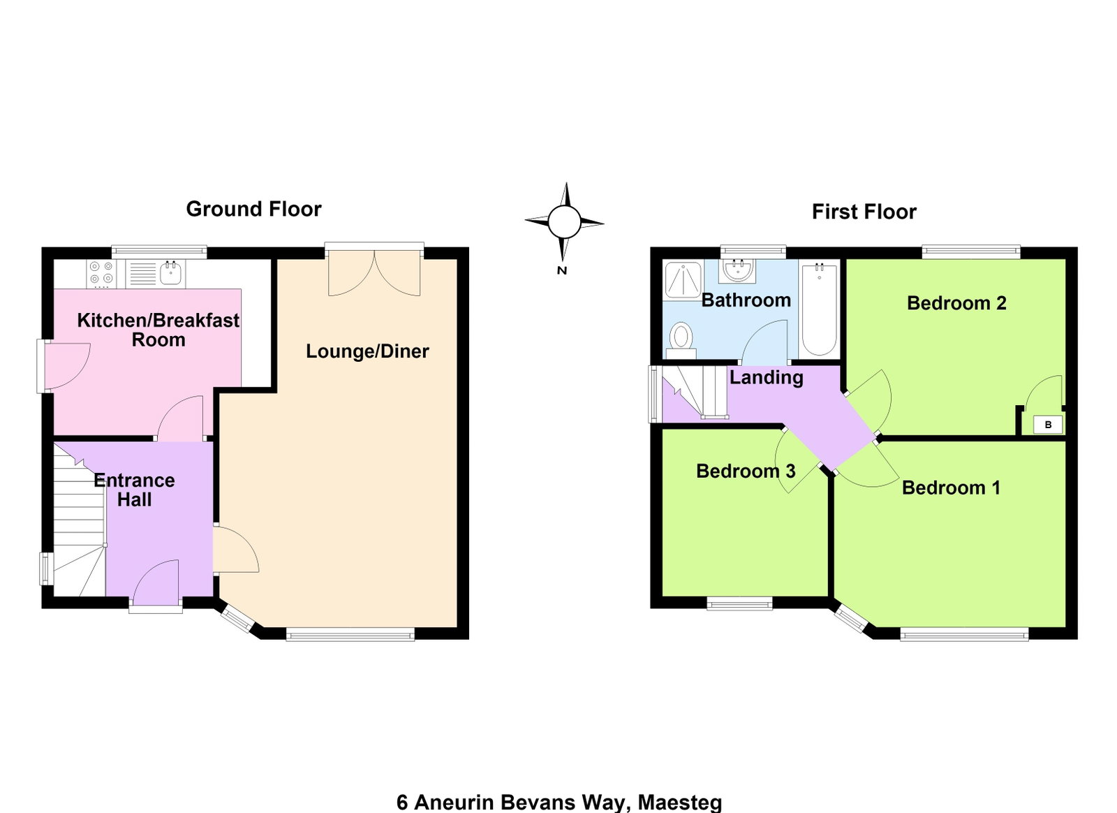 6, Aneurin Bevan's Way, Maesteg floorplan
