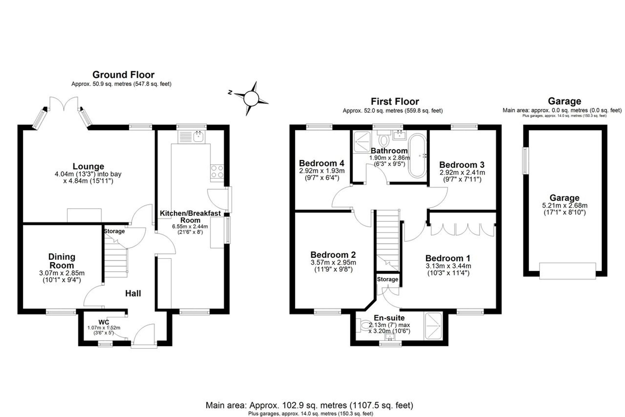 29 Kingsbury Close, Warrington floorplan