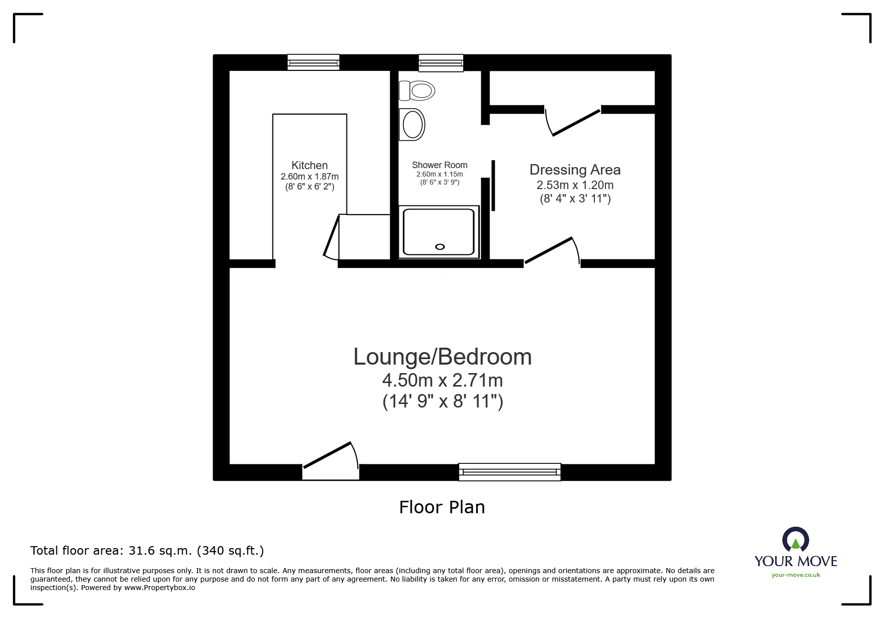 Flat 4, 106, Newman Way, Birmingham floorplan