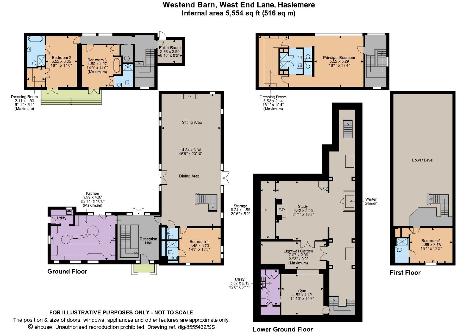 Westend Barn,, West End Lane, Surrey floorplan