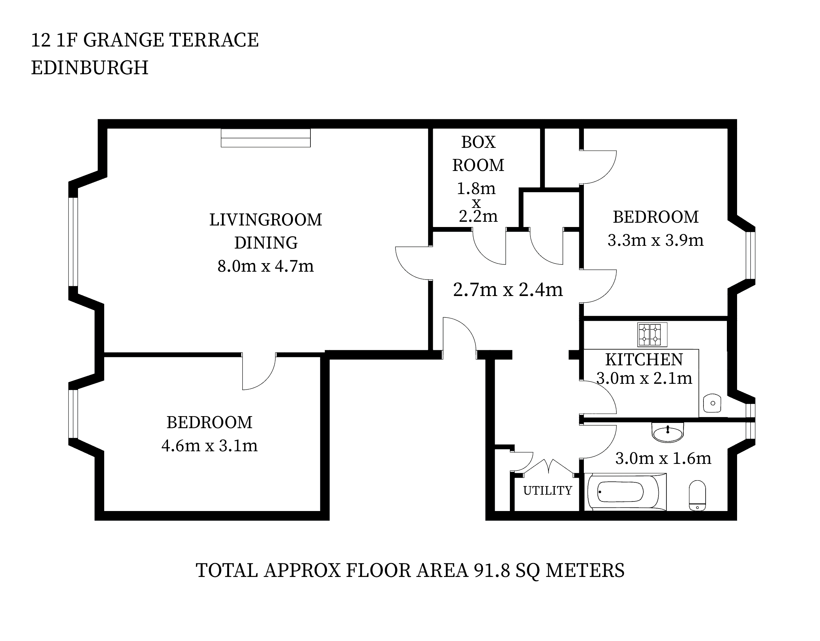 Grange Terrace, Edinburgh EH9, 2 bedroom flat for sale 64749392
