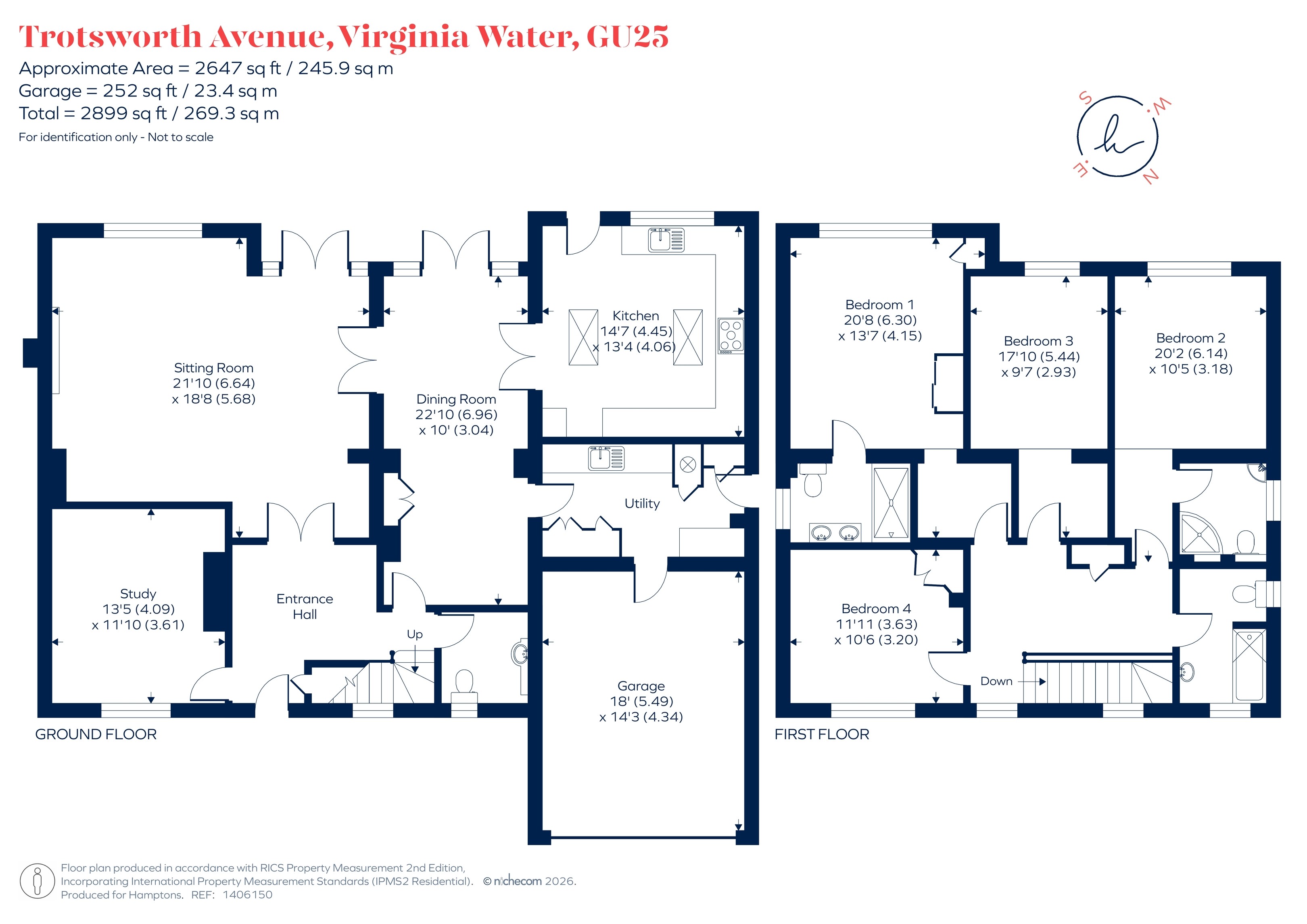 49, Trotsworth Avenue, Virginia Water floorplan