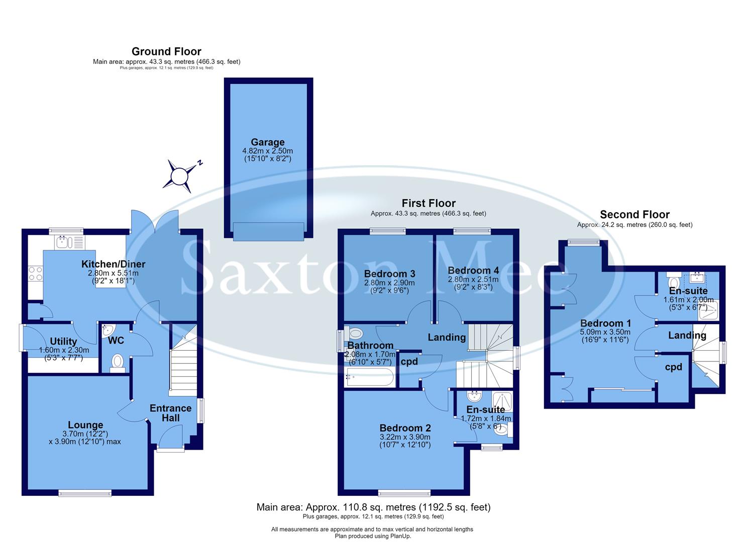 14, Lundhill Drive, Barnsley floorplan