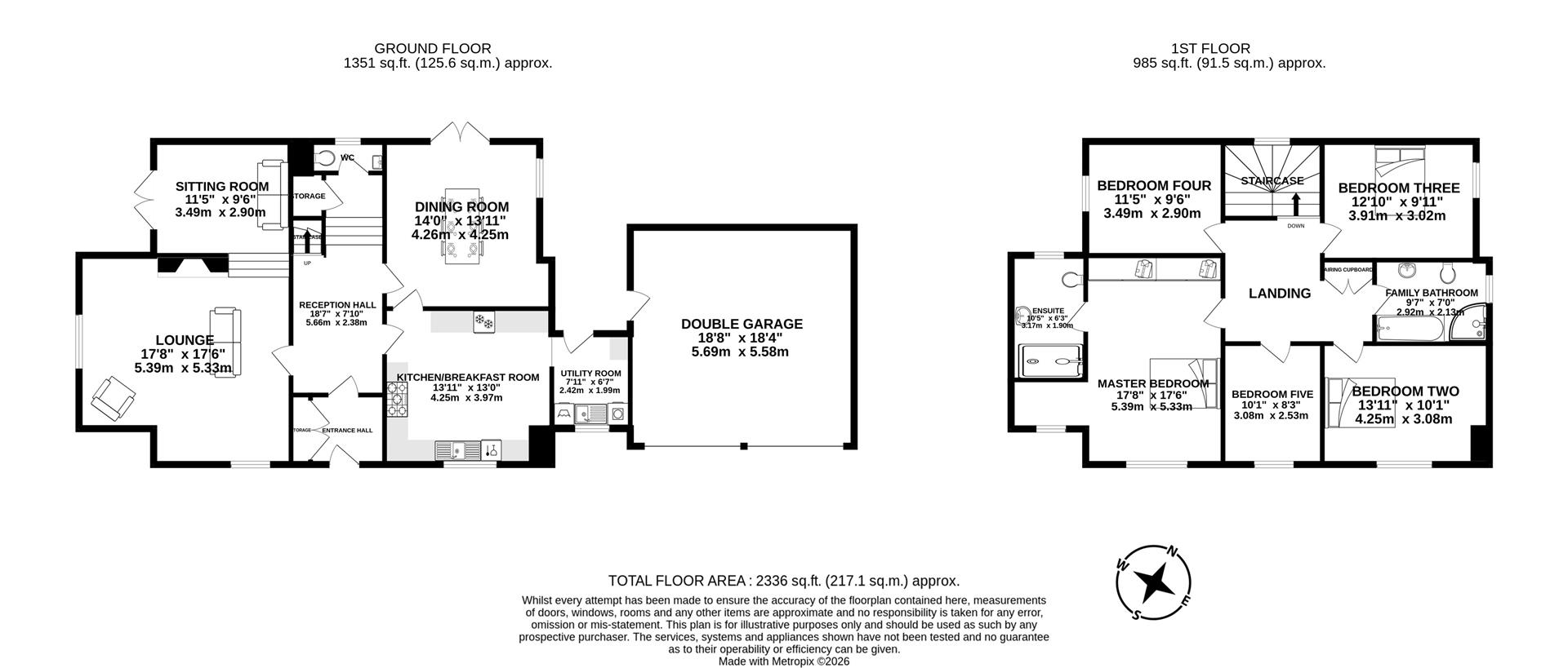16, Millwood Close, Chorley floorplan