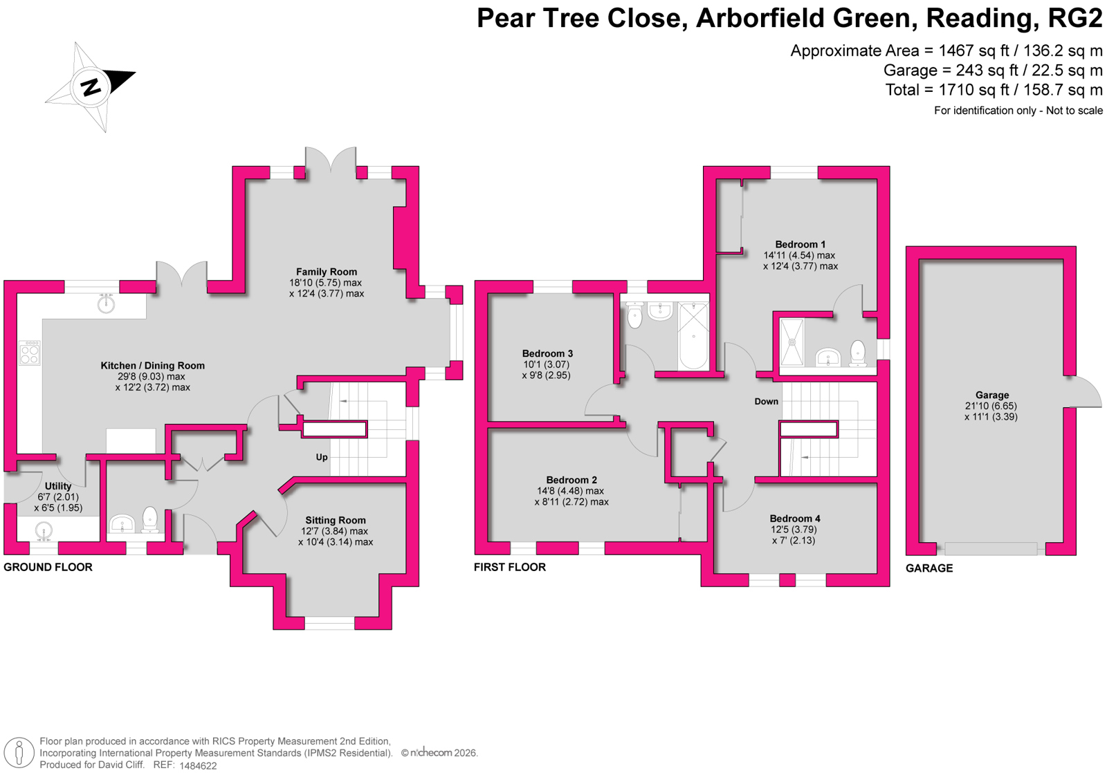 2, Pear Tree Close, Reading floorplan