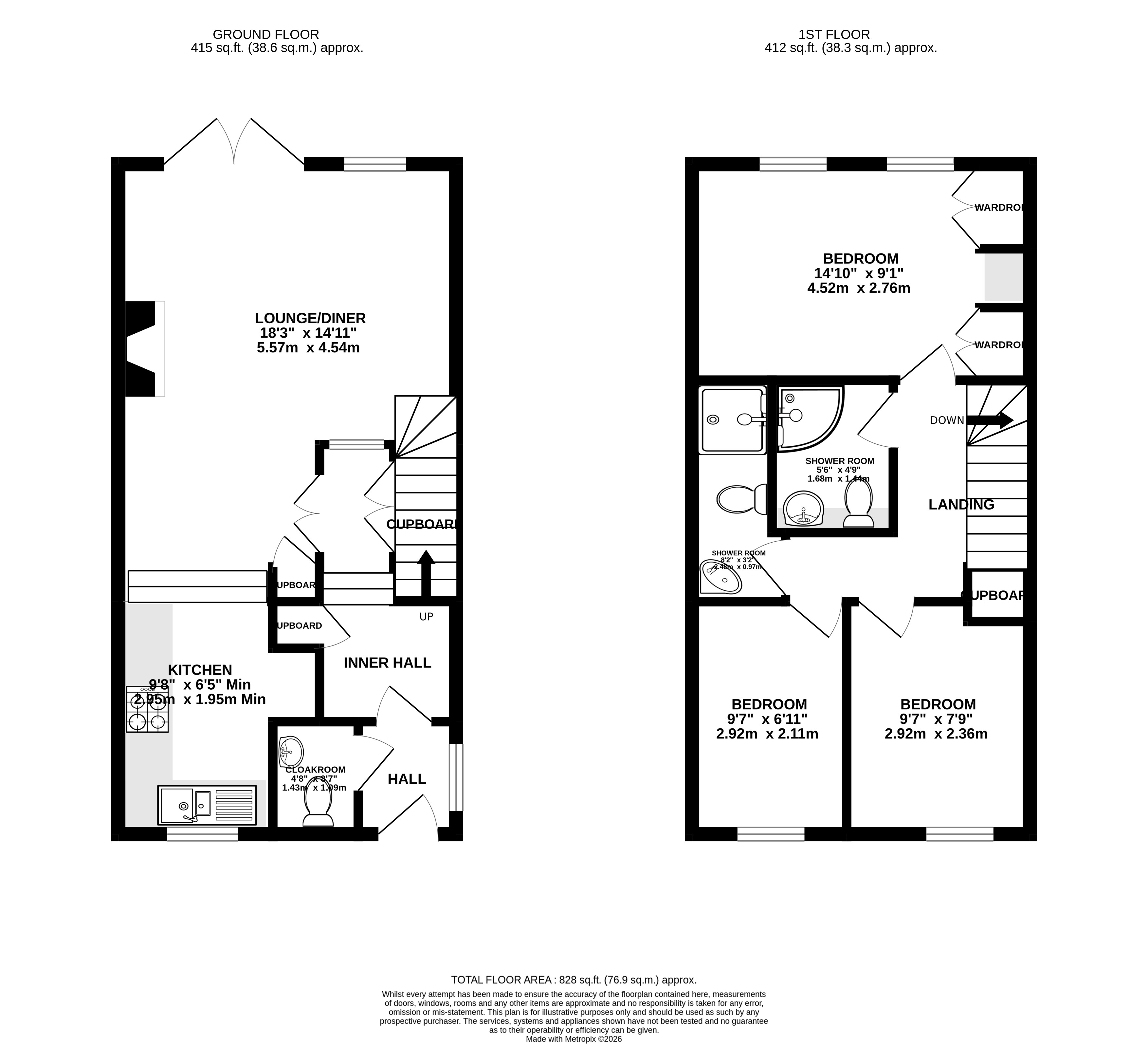 12A, Trafalgar Place, Lymington floorplan