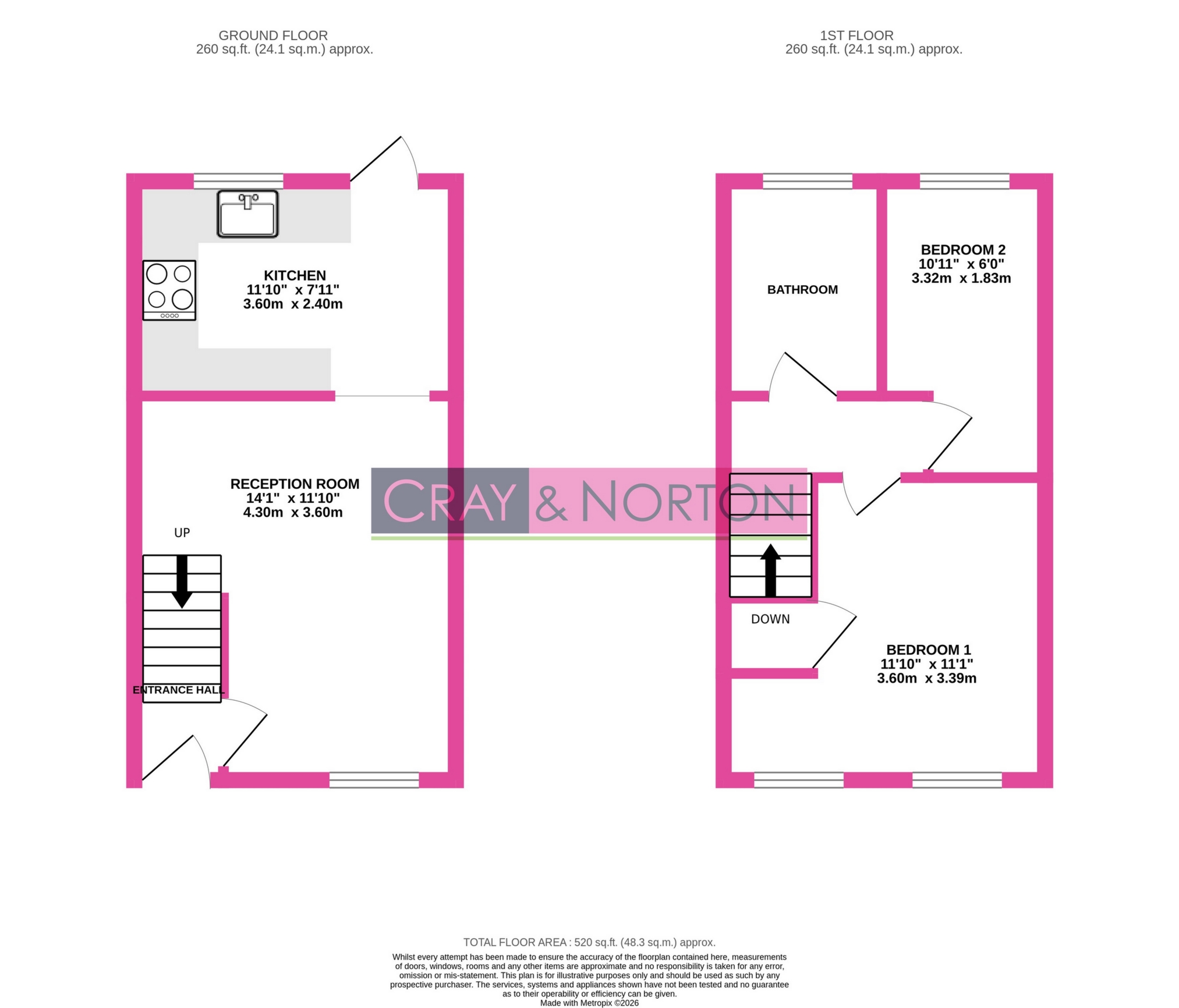 106, Kelvin Gardens, Croydon floorplan
