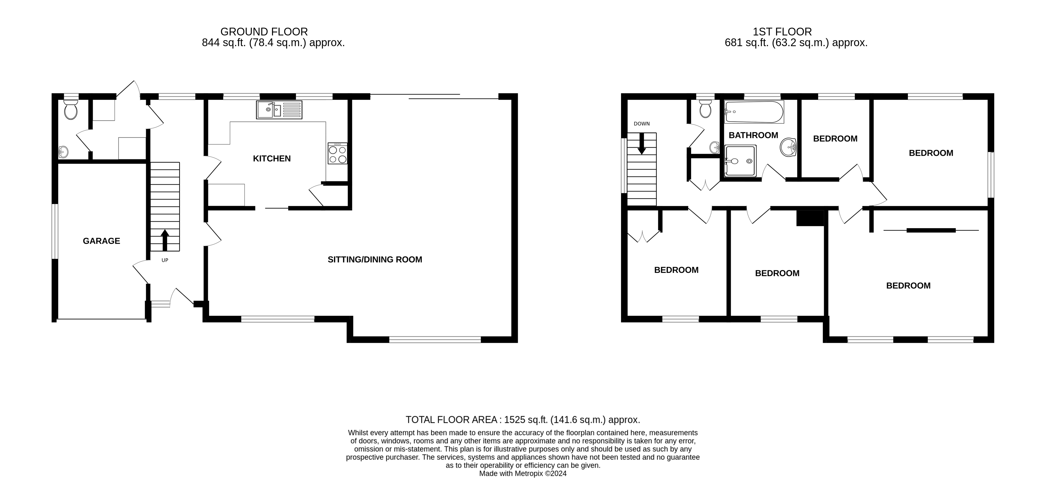 13, The Link, East Dean floorplan