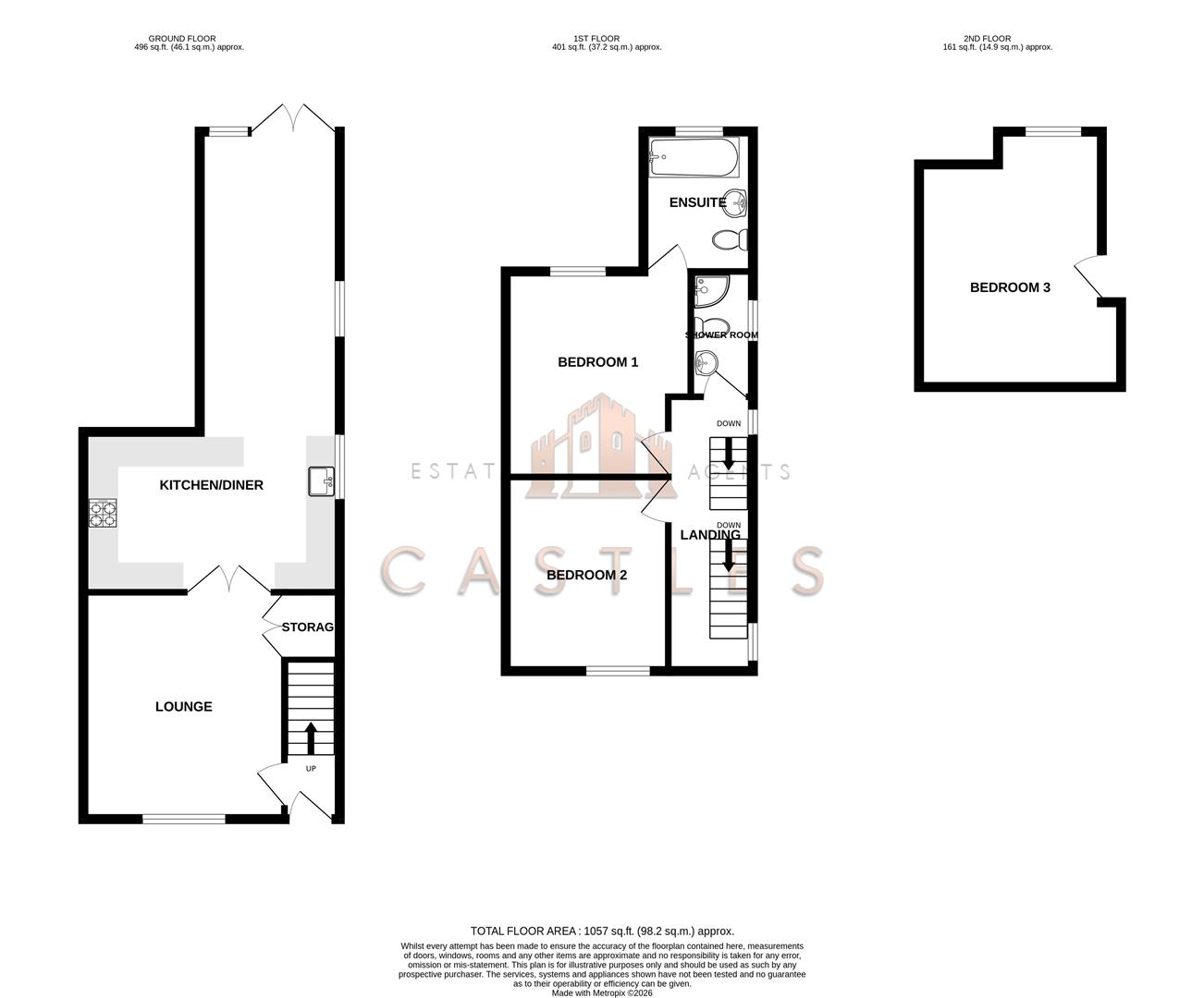 Castle Street, Fareham floorplan