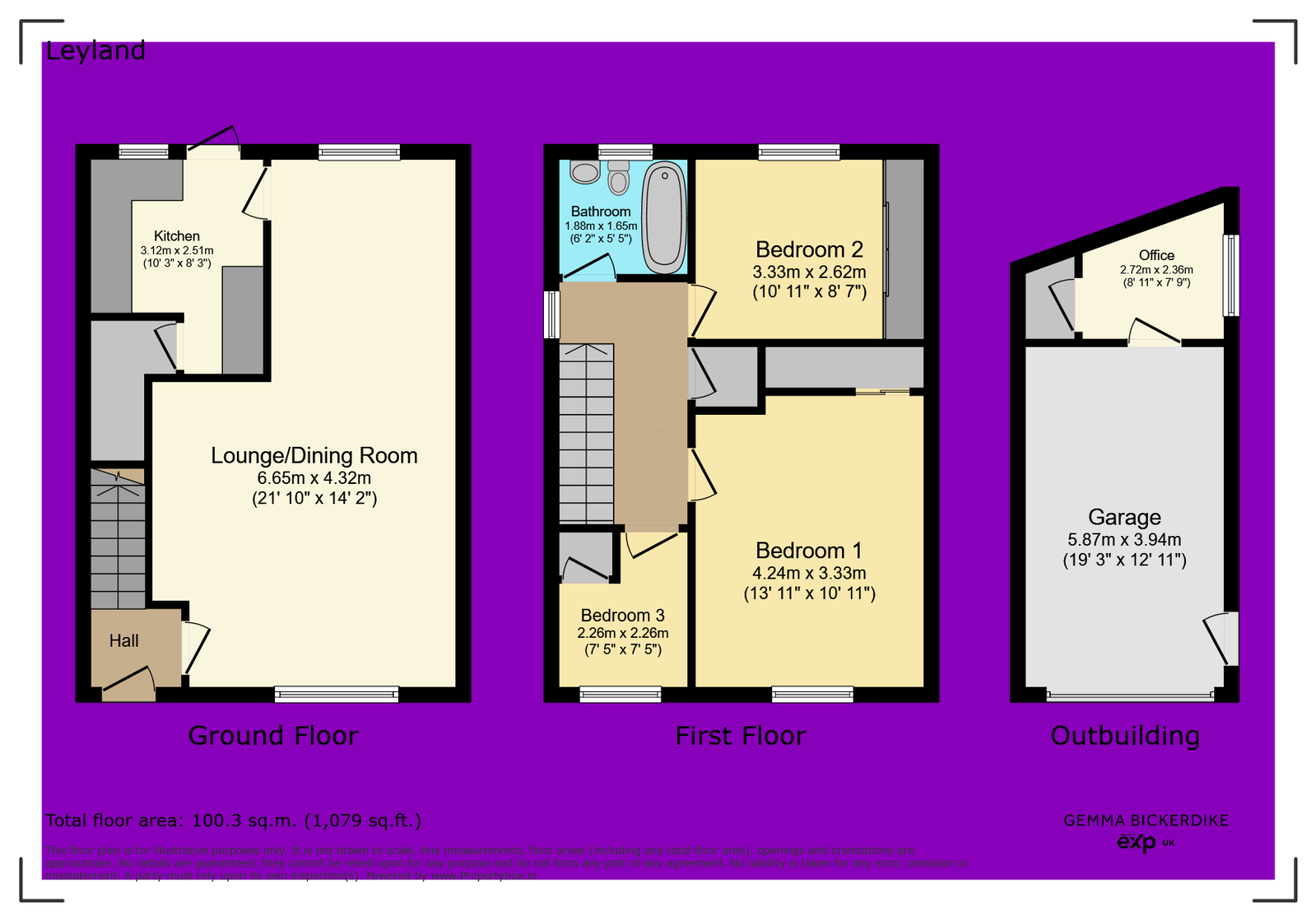 59, Cunnery Meadow, Leyland floorplan