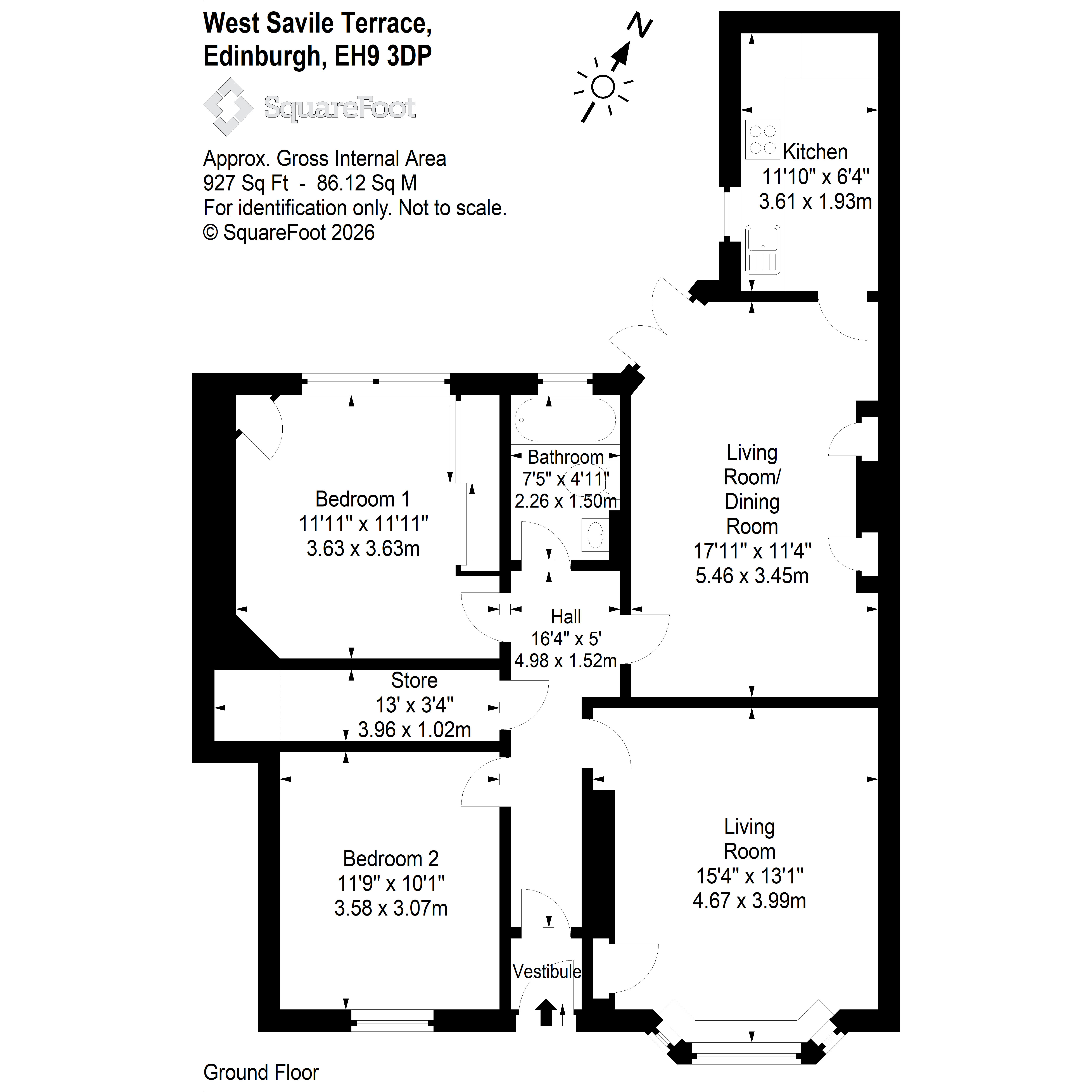 75, West Savile Terrace, Edinburgh floorplan