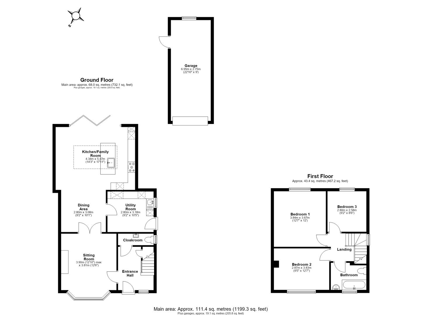 78, Hunters Forstal Road, Herne Bay floorplan