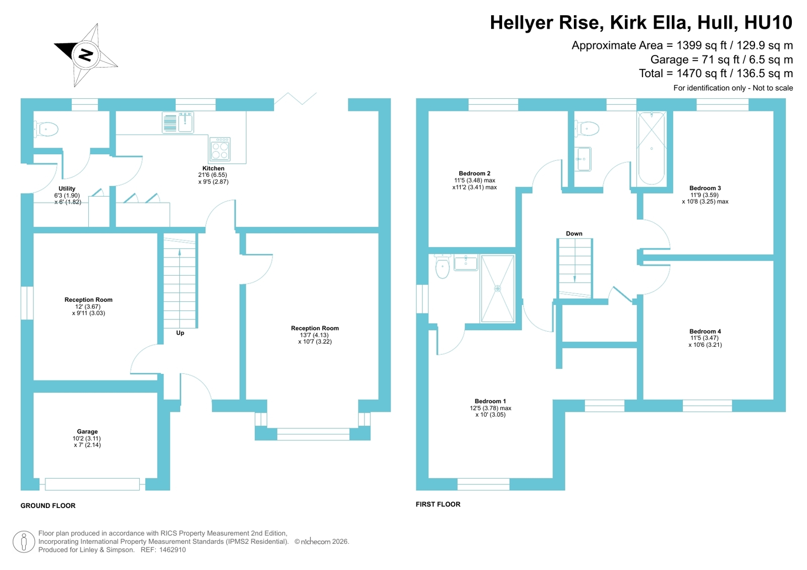 9, Hellyer Rise, Hull floorplan