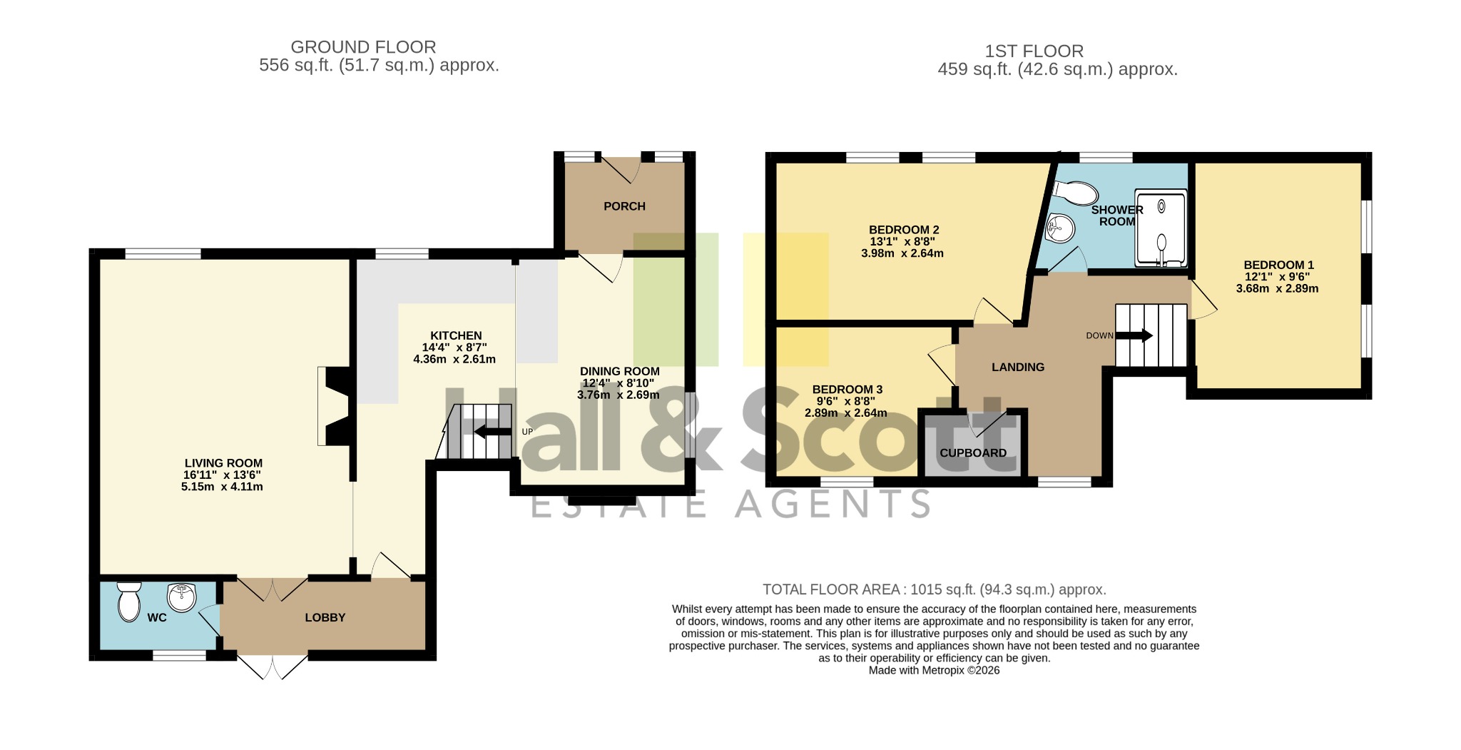 1 Nevada Cottage, Talaton, Exeter floorplan