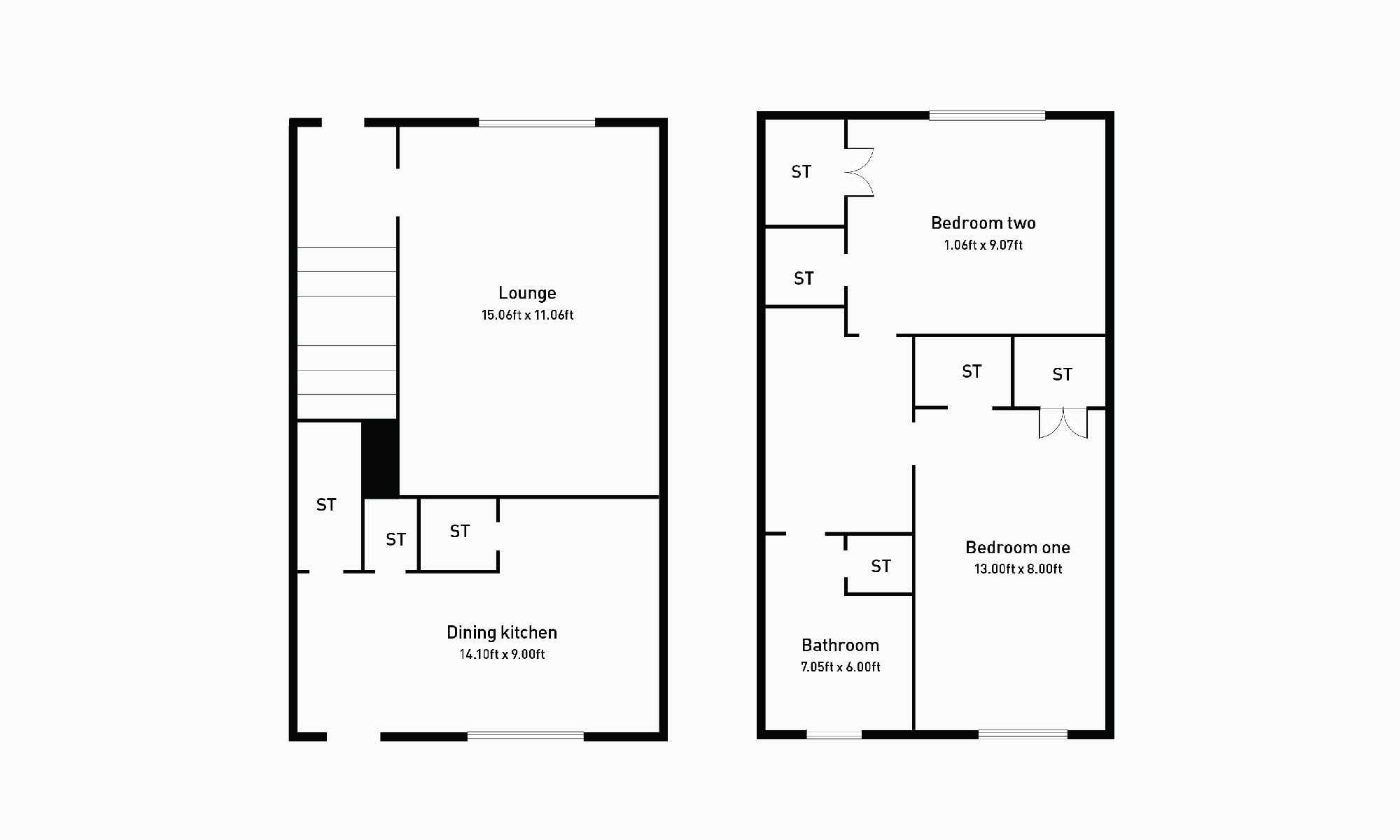 2 Bedrooms Terraced house for sale in Southfield Park, Ayr, South Ayrshire KA7