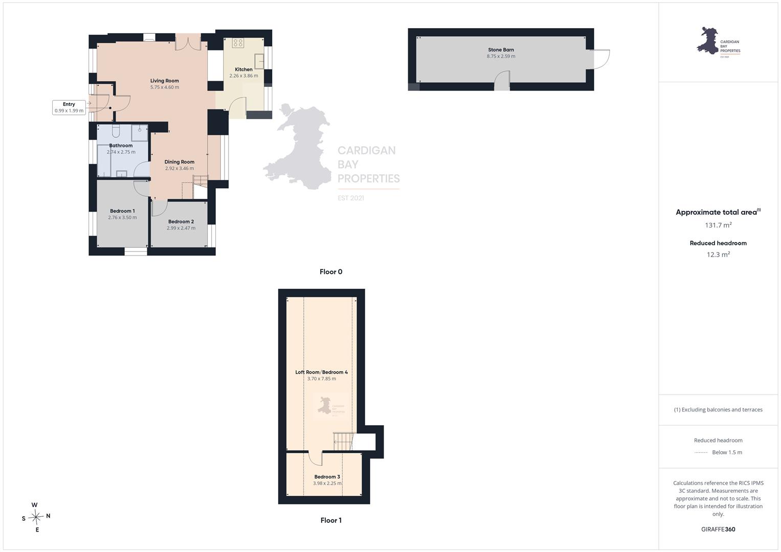 Rhos Merlyn, Mynachlogddu, Mynachlogddu Clynderwen floorplan