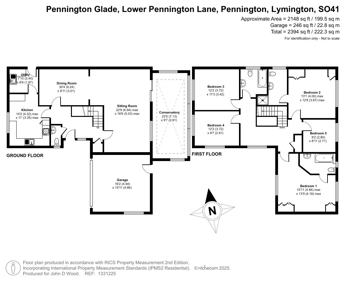 Timbers, 2, Lower Pennington Lane, Lymington floorplan