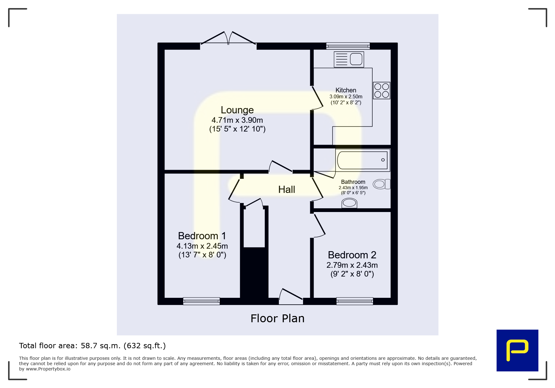 2, Agincourt, Hebburn floorplan