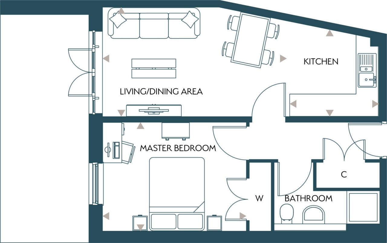Apartment 22, 38 Duke Street, Norwich floorplan