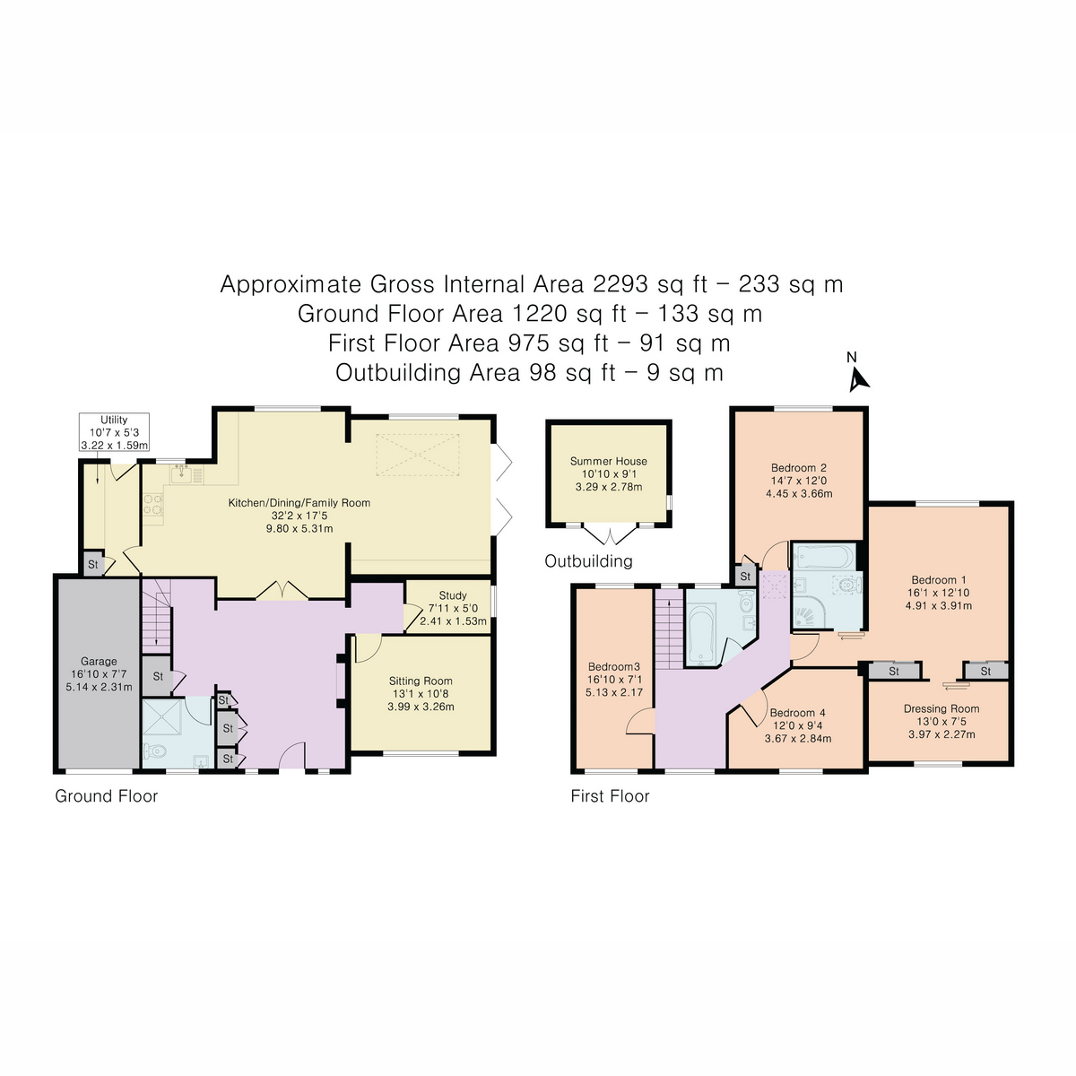 2 Edlins Cottages, Thorpe Street, Aston Upthorpe floorplan